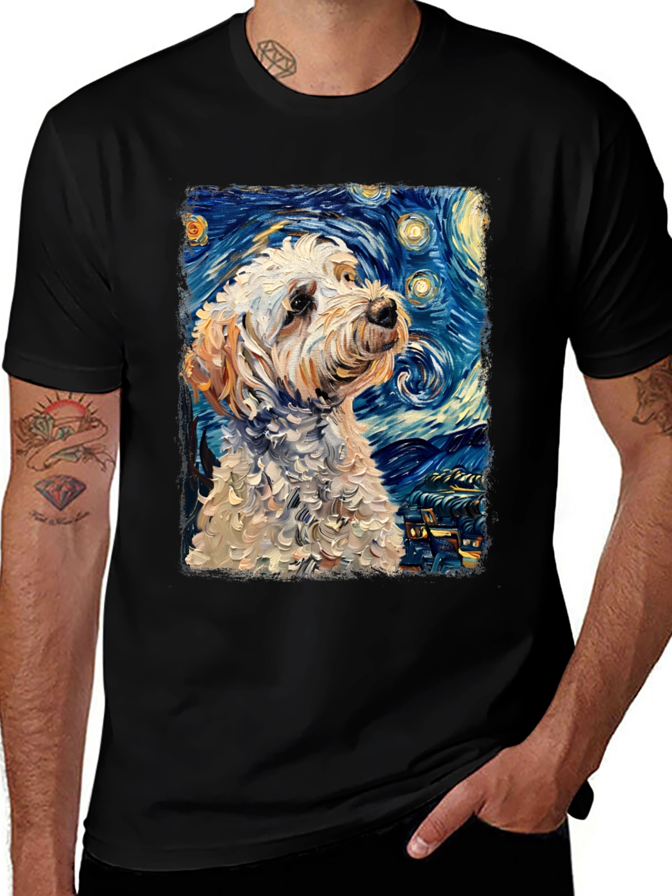 Variant 21 of Starry Dog T-Shirt