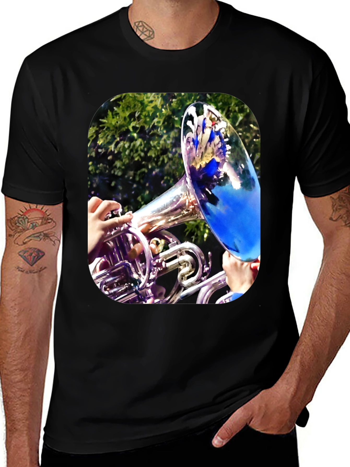Tuba Player T-Shirt - Music Lover's Tee
