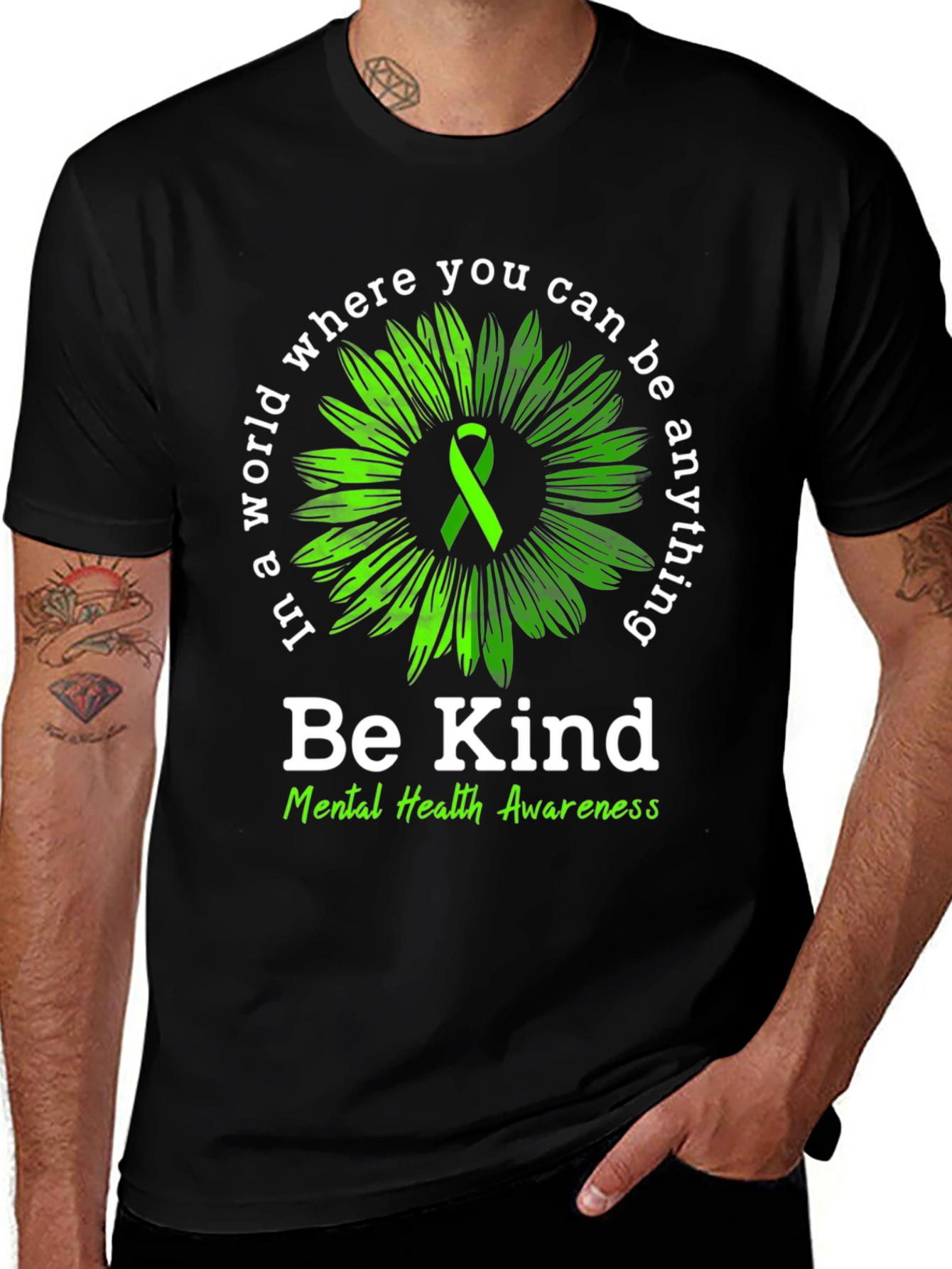 Variant 14 of Be Kind Mental Health Awareness T-Shirt