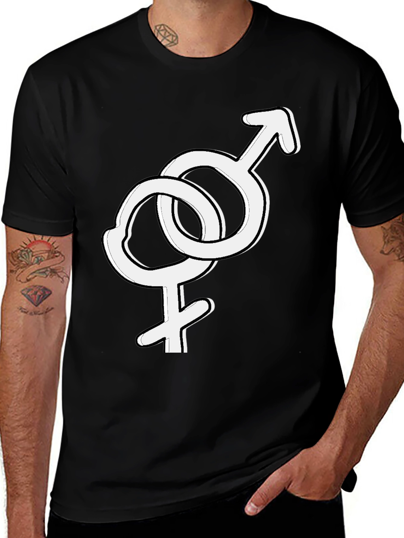 Variant 4 of Gender Symbol Graphic Tee