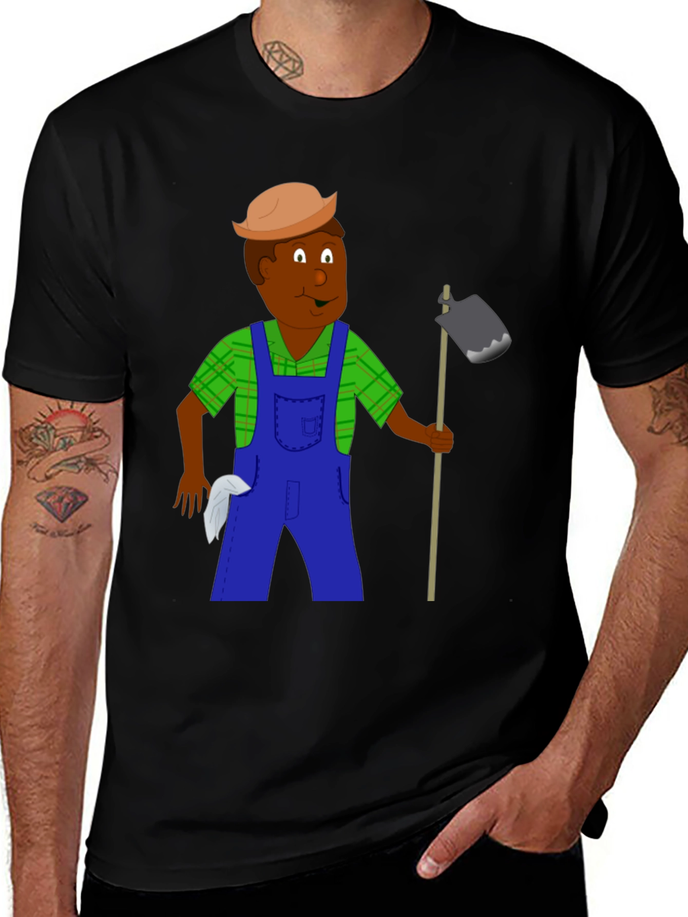 Variant 16 of Cartoon Farmer Graphic T-Shirt