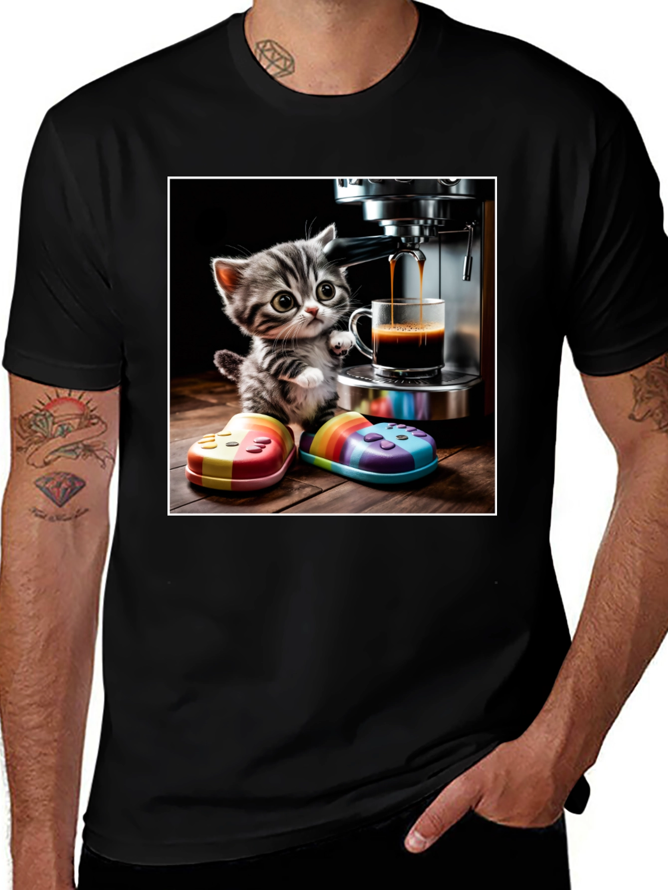 Variant 11 of Espresso Cat T-Shirt