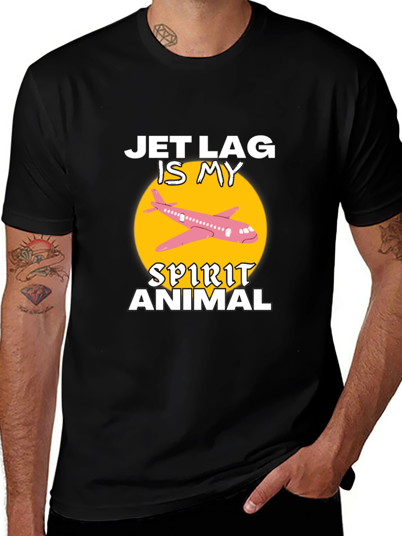 Variant 6 of Jet Lag Spirit Animal T-Shirt - Traveler's Humor