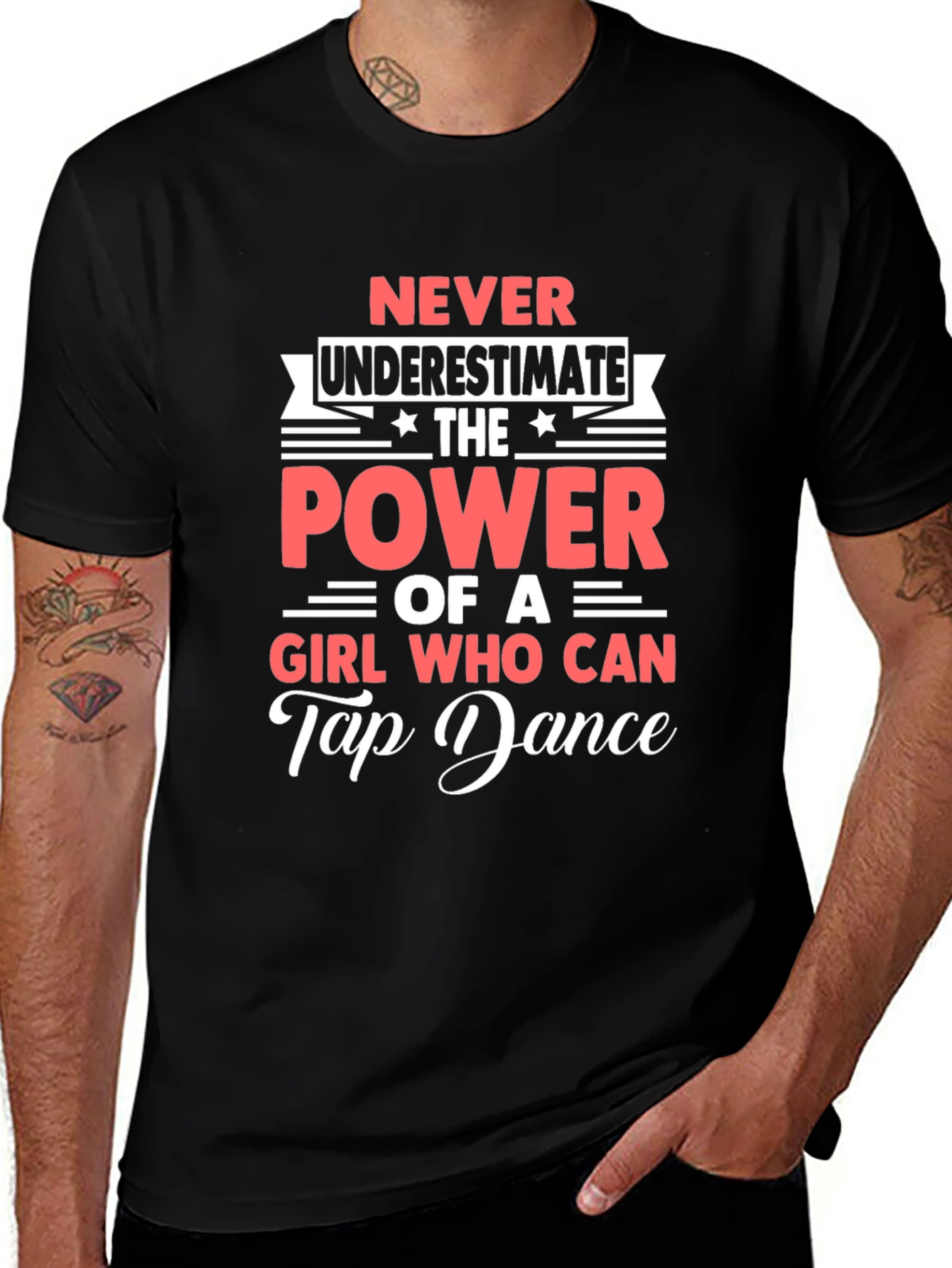 Variant 15 of Never Underestimate Tap Dance T-Shirt