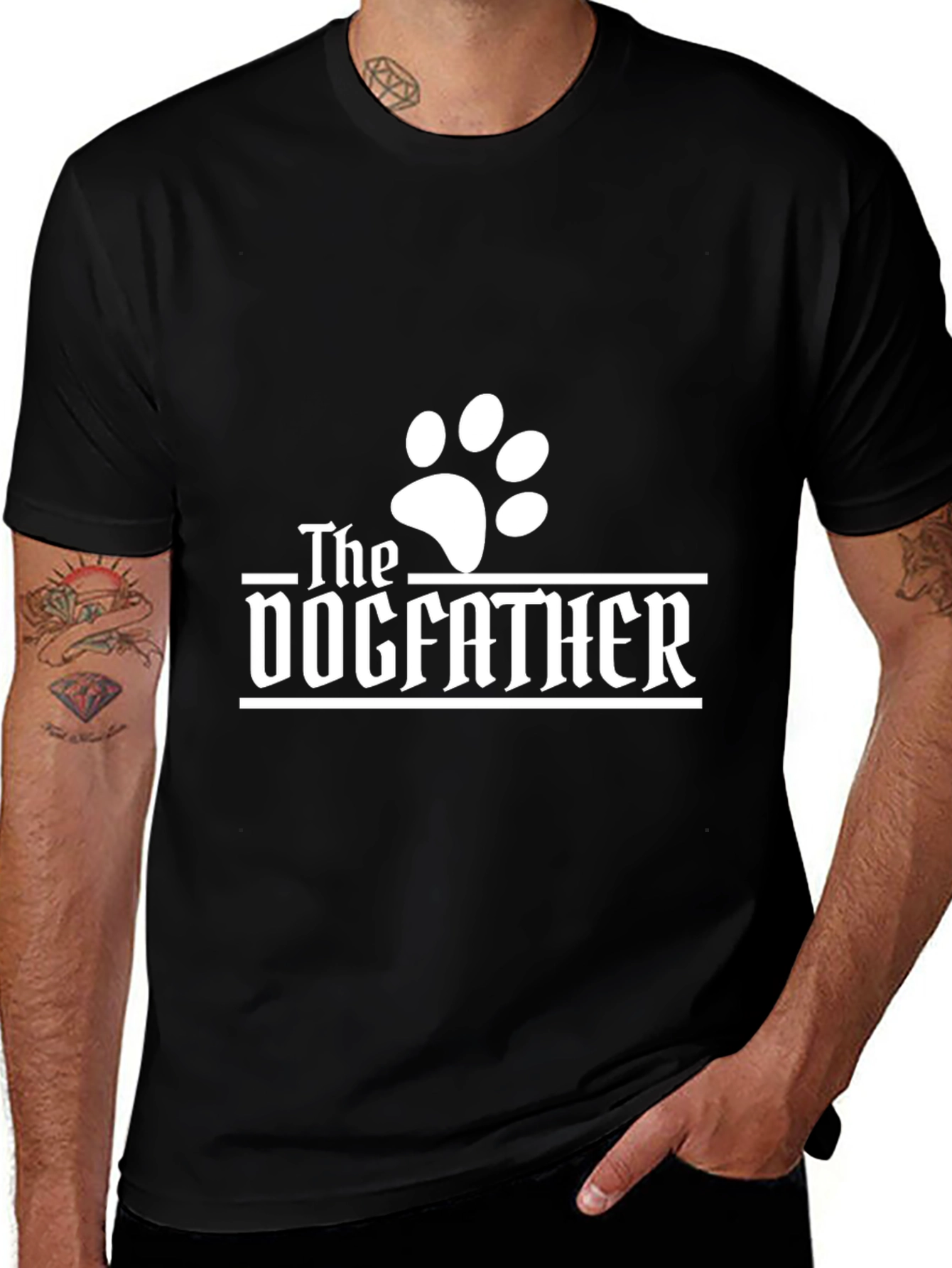 The Dogfather T-Shirt - Funny Pet Lover Tee