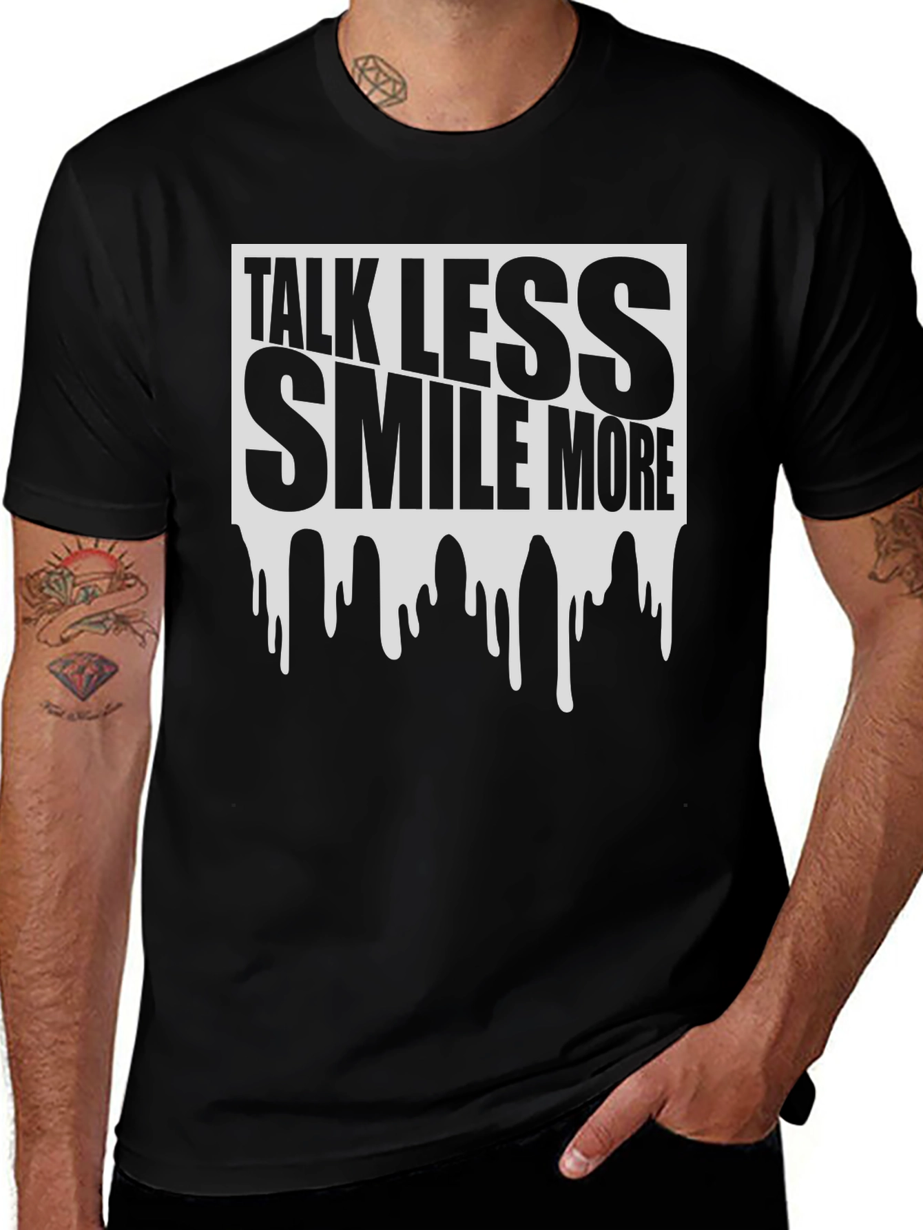 Variant 17 of Talk Less Smile More Graphic Tee