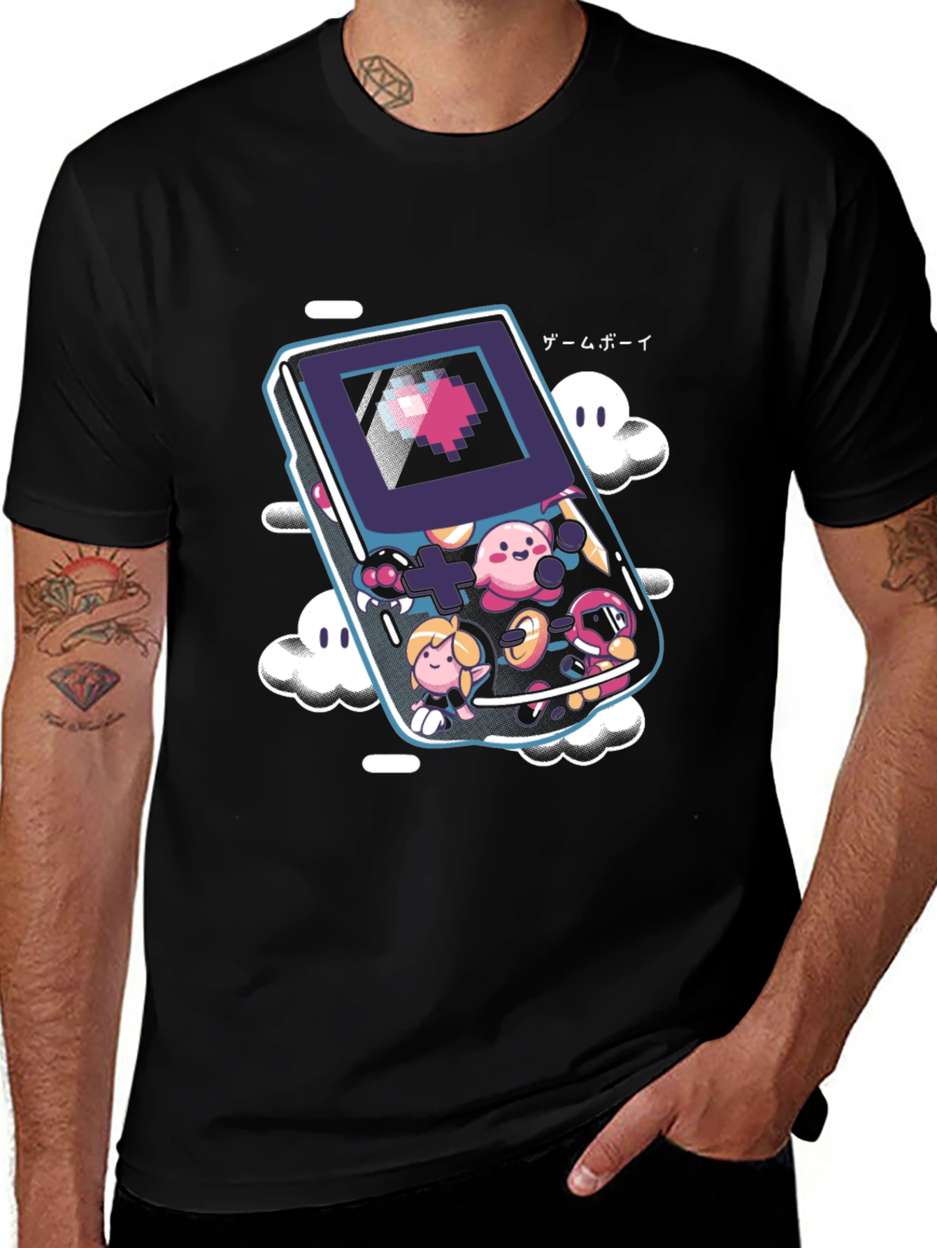 Variant 21 of Retro Game Boy T-Shirt