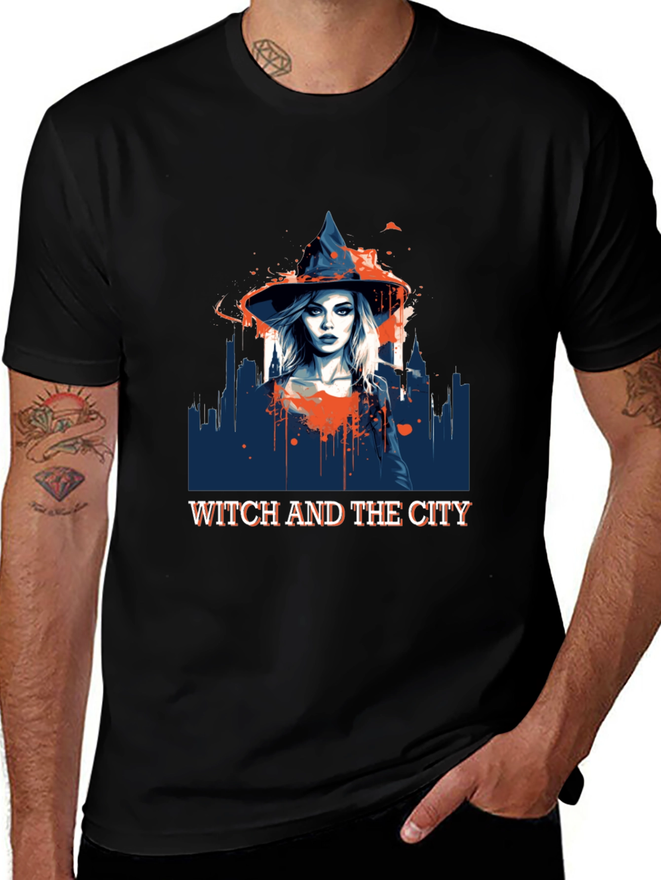 Witch and the City T-Shirt - Stylish Graphic Tee