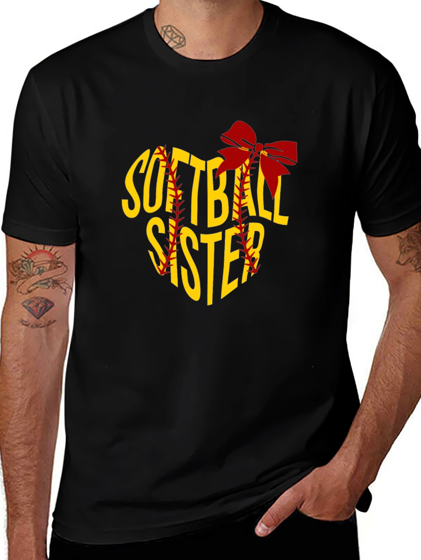 Variant 14 of Softball Sister T-Shirt
