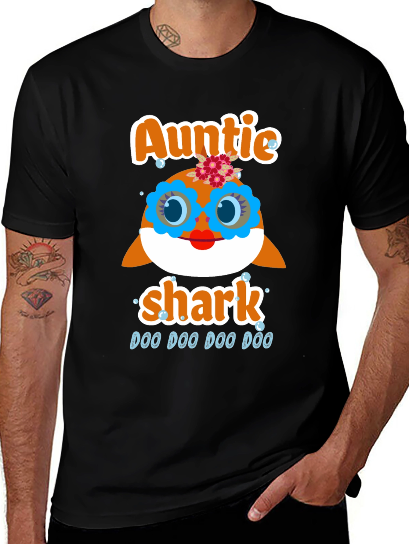 Auntie Shark T-Shirt - Doo Doo Doo