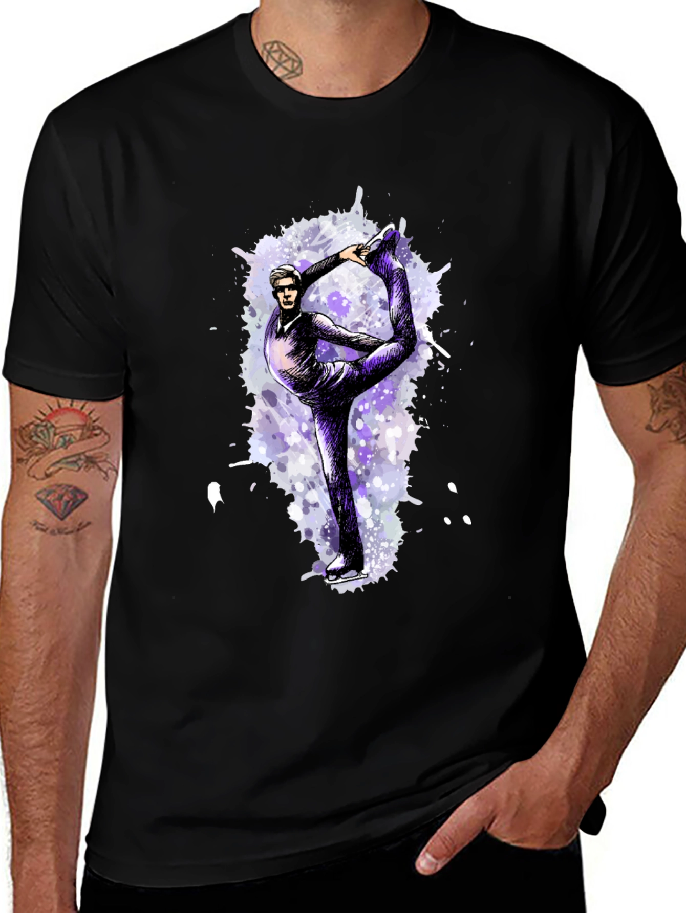 Variant 8 of Figure Skating T-Shirt - Artistic Design