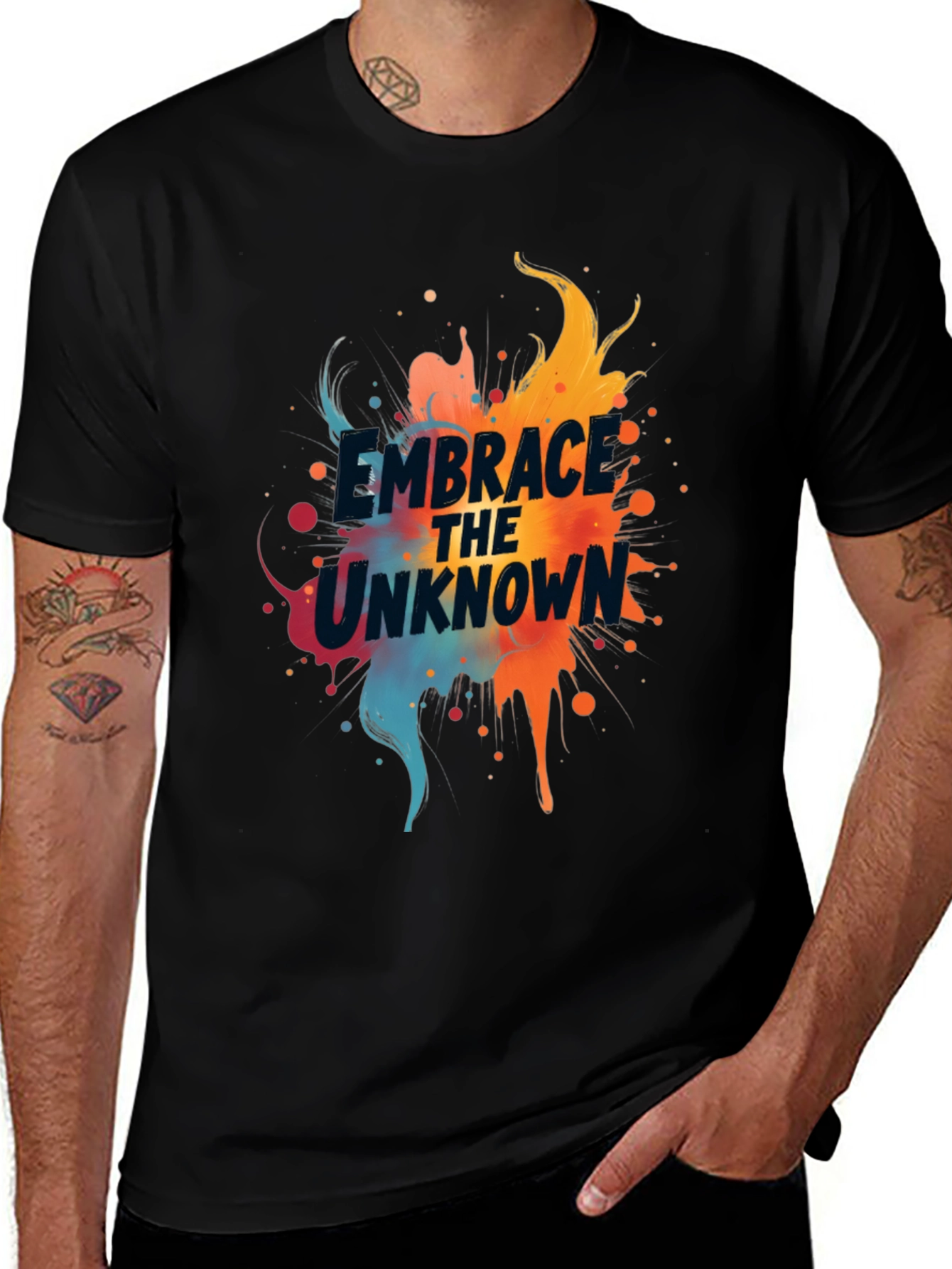 Variant 17 of Embrace the Unknown Graphic Tee