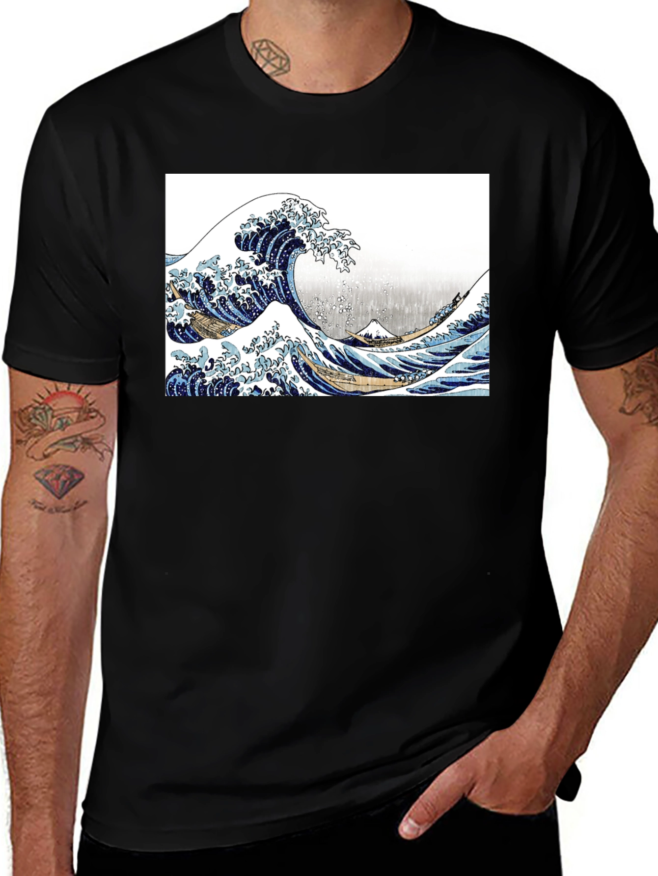 Great Wave Kanagawa T-Shirt - Japanese Art Tee
