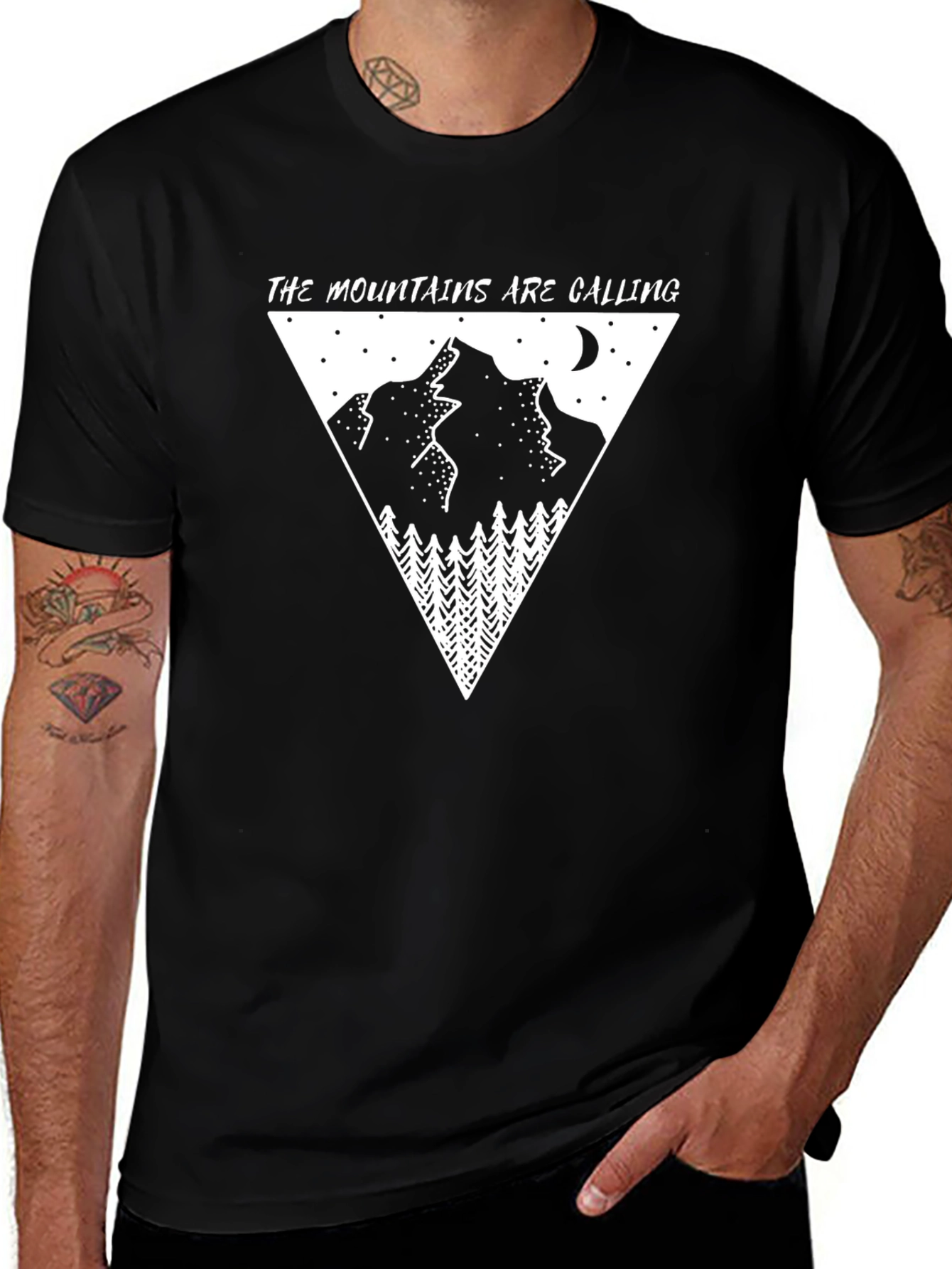 Variant 20 of Mountains are Calling Graphic Tee - Nature Inspired Shirt