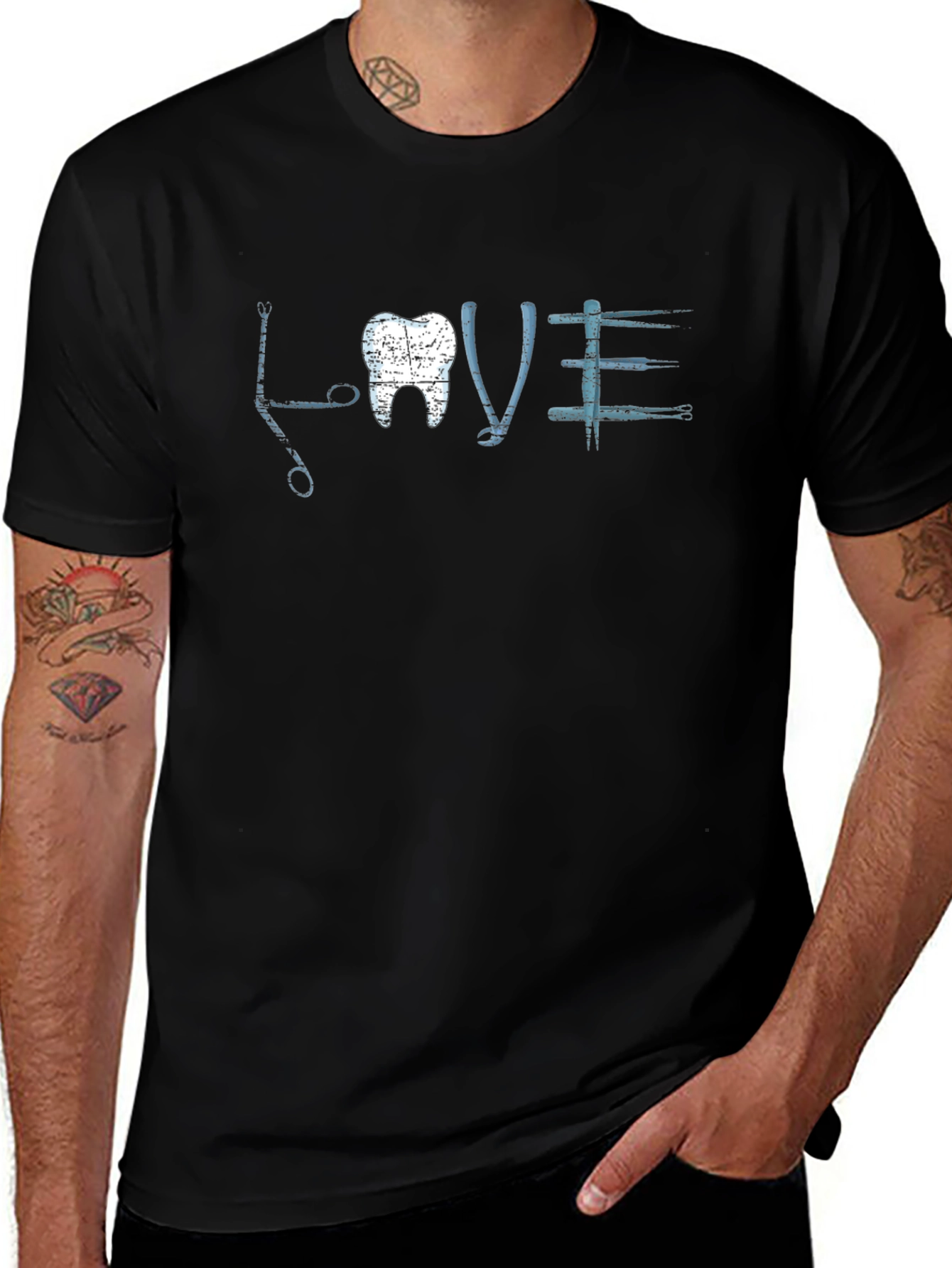 Variant 17 of Dentist Love T-Shirt - Dental Hygiene Tee