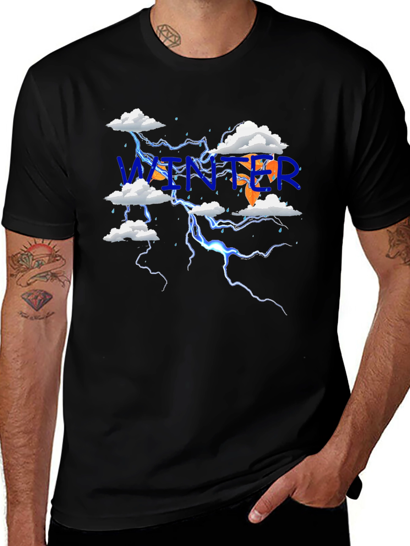 Variant 23 of Winter Lightning T-Shirt