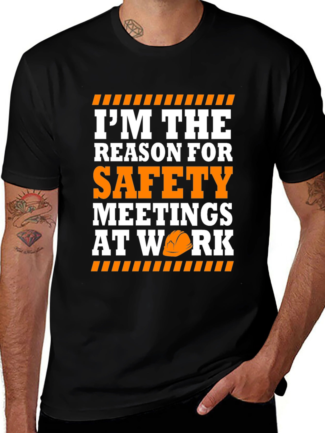 Variant 5 of Funny Safety T-Shirt - I'm The Reason For Safety Meetings