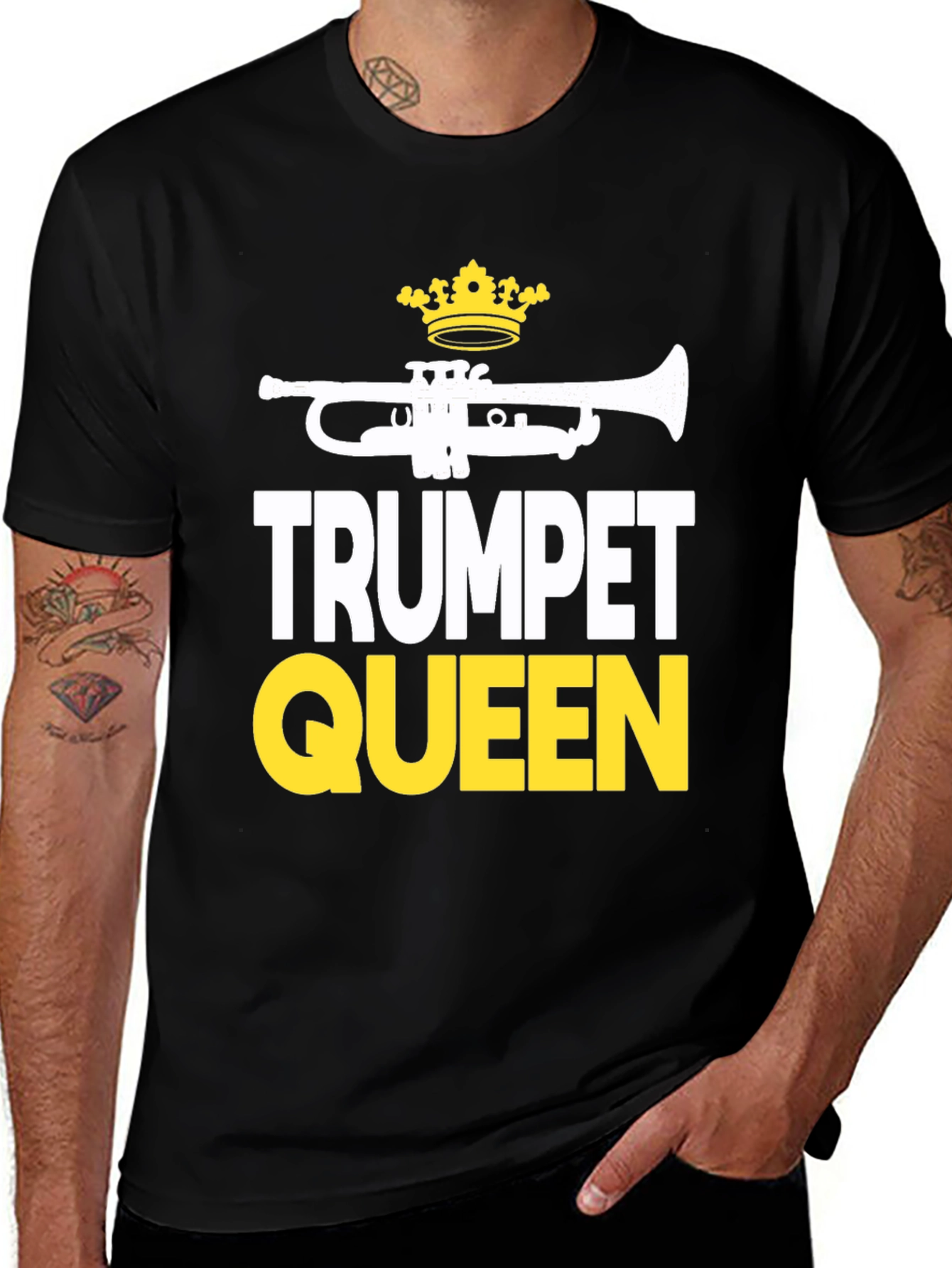 Variant 24 of Trumpet Queen T-Shirt - Musician Tee