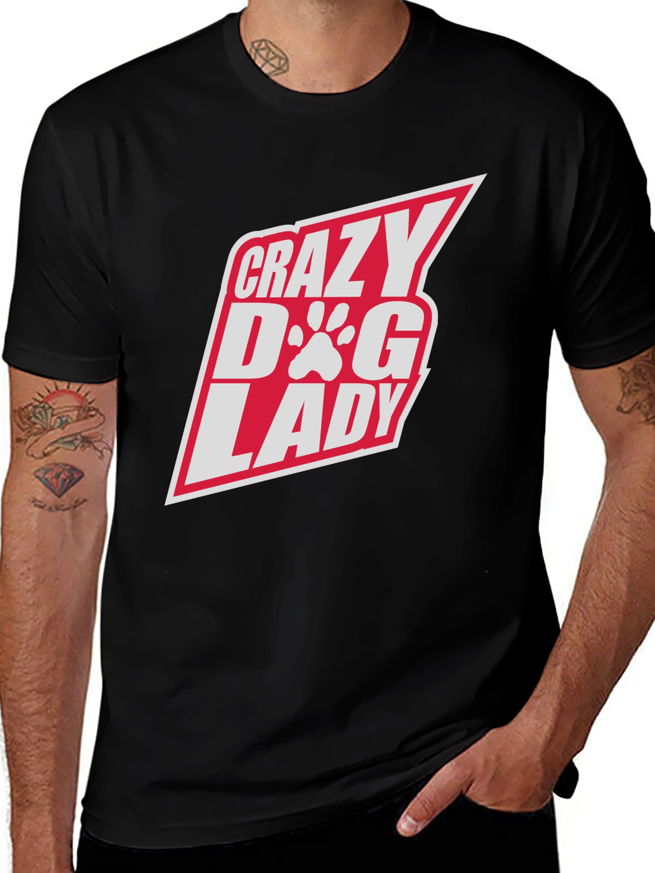 Variant 29 of Crazy Dog Lady T-Shirt - Novelty Graphic Tee