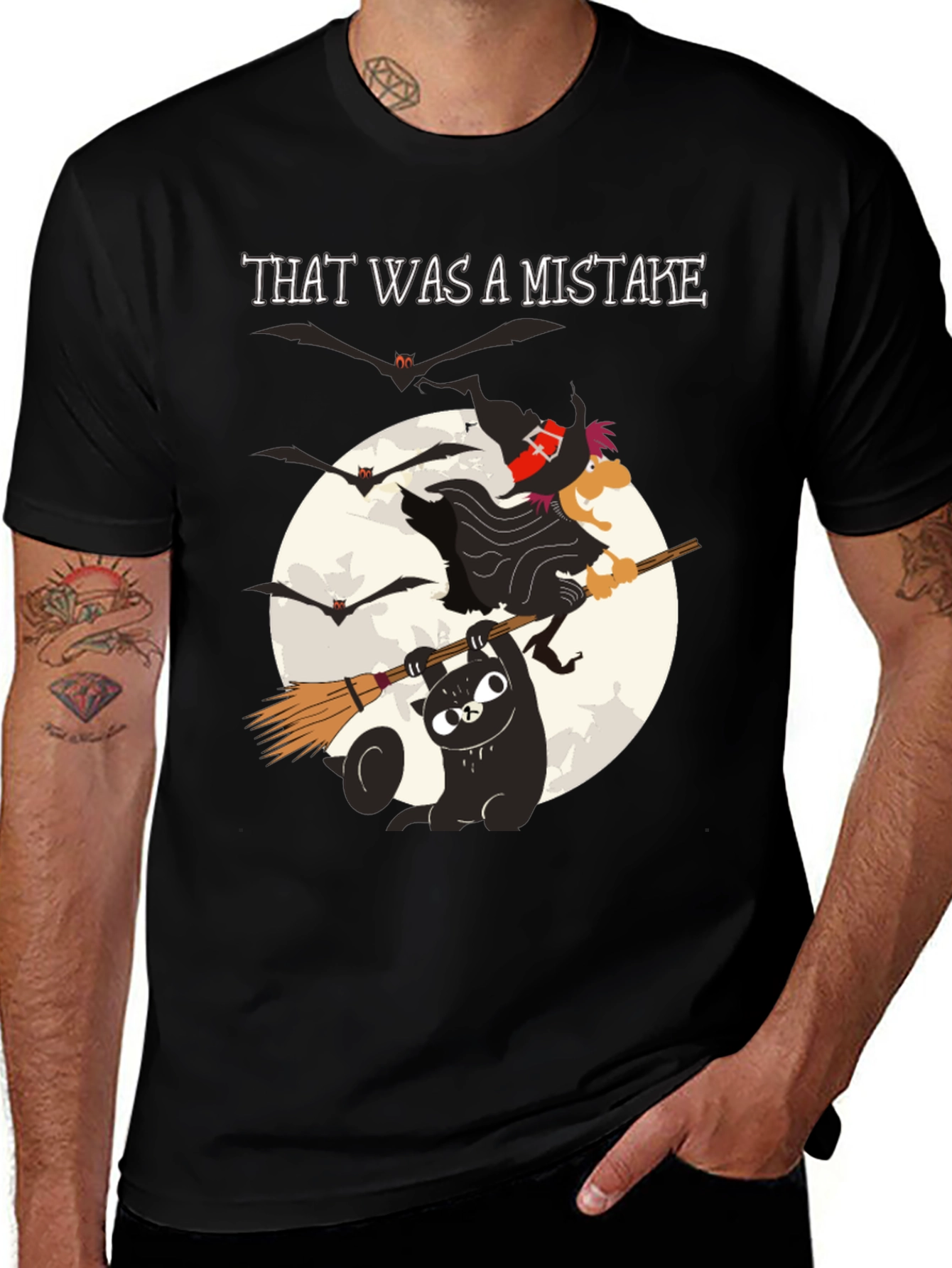 Mistake Witch Cat T-Shirt