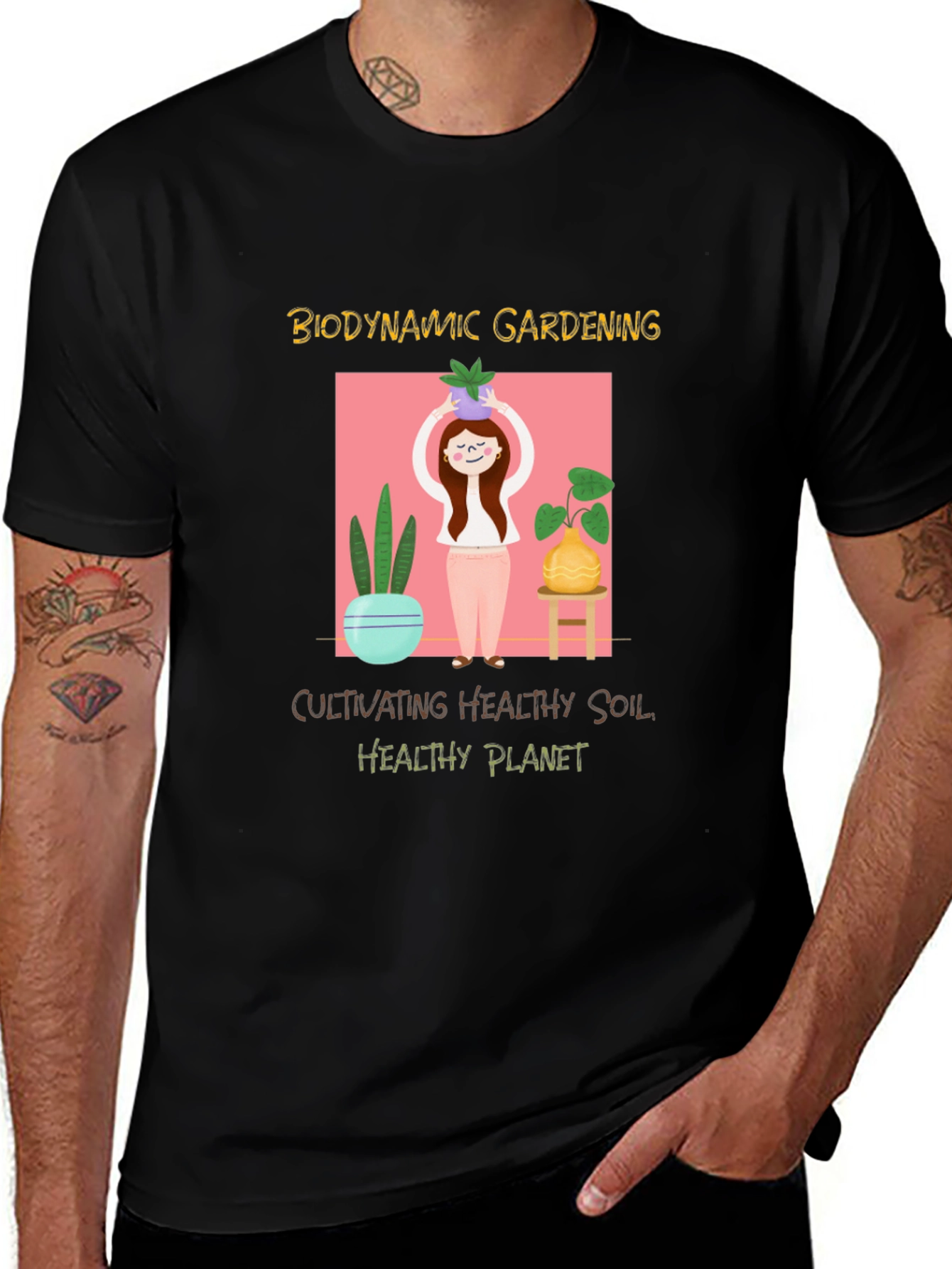 Variant 12 of Biodynamic Gardening Graphic Tee