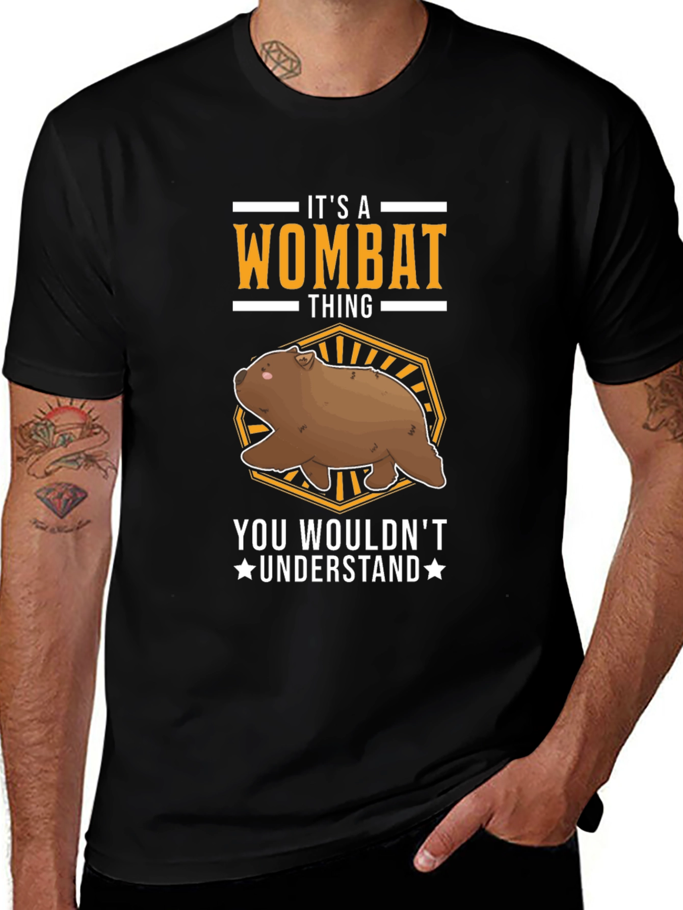 Variant 25 of Wombat Thing Graphic T-Shirt