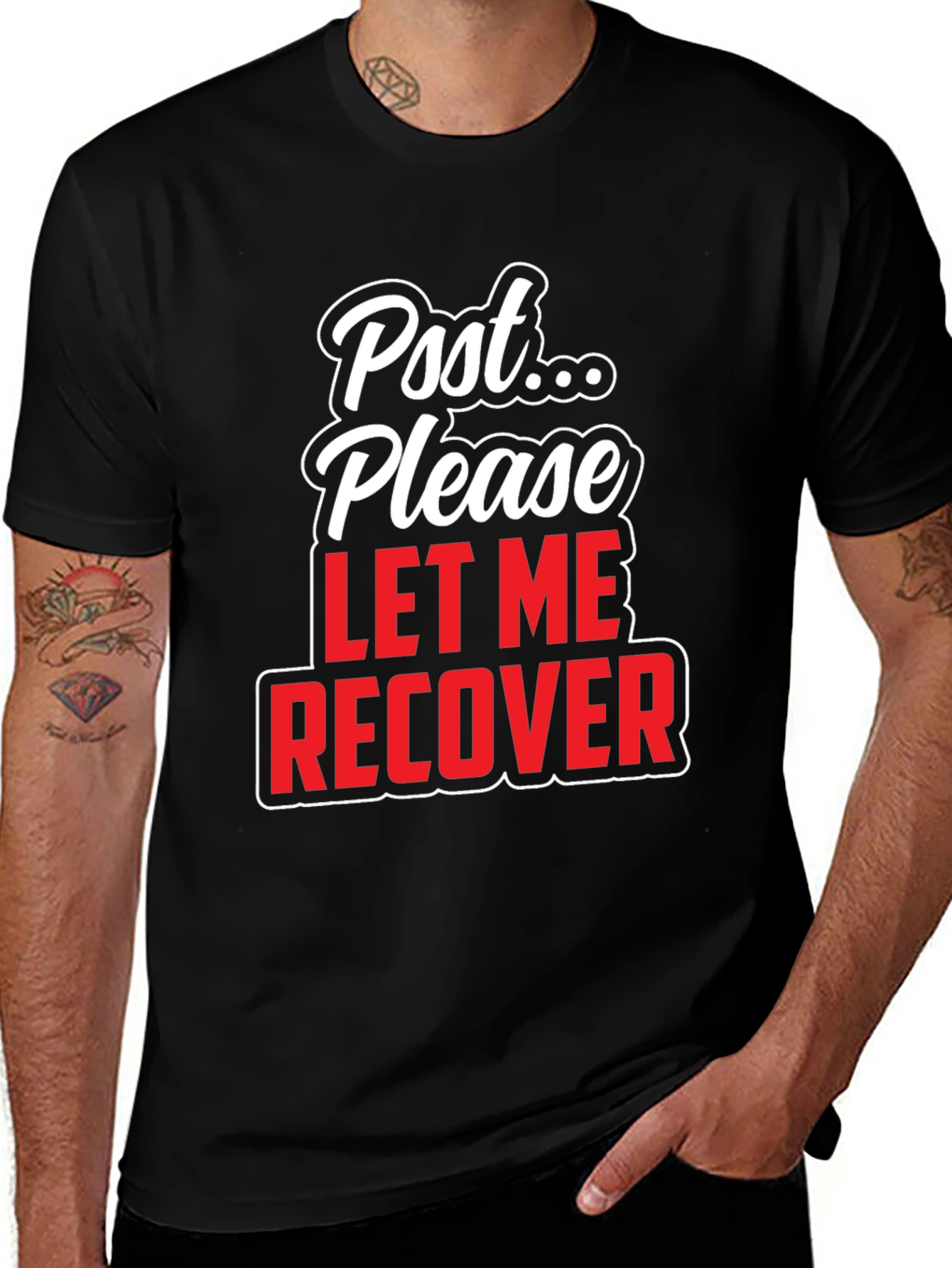Variant 4 of Post Please Let Me Recover Graphic T-Shirt