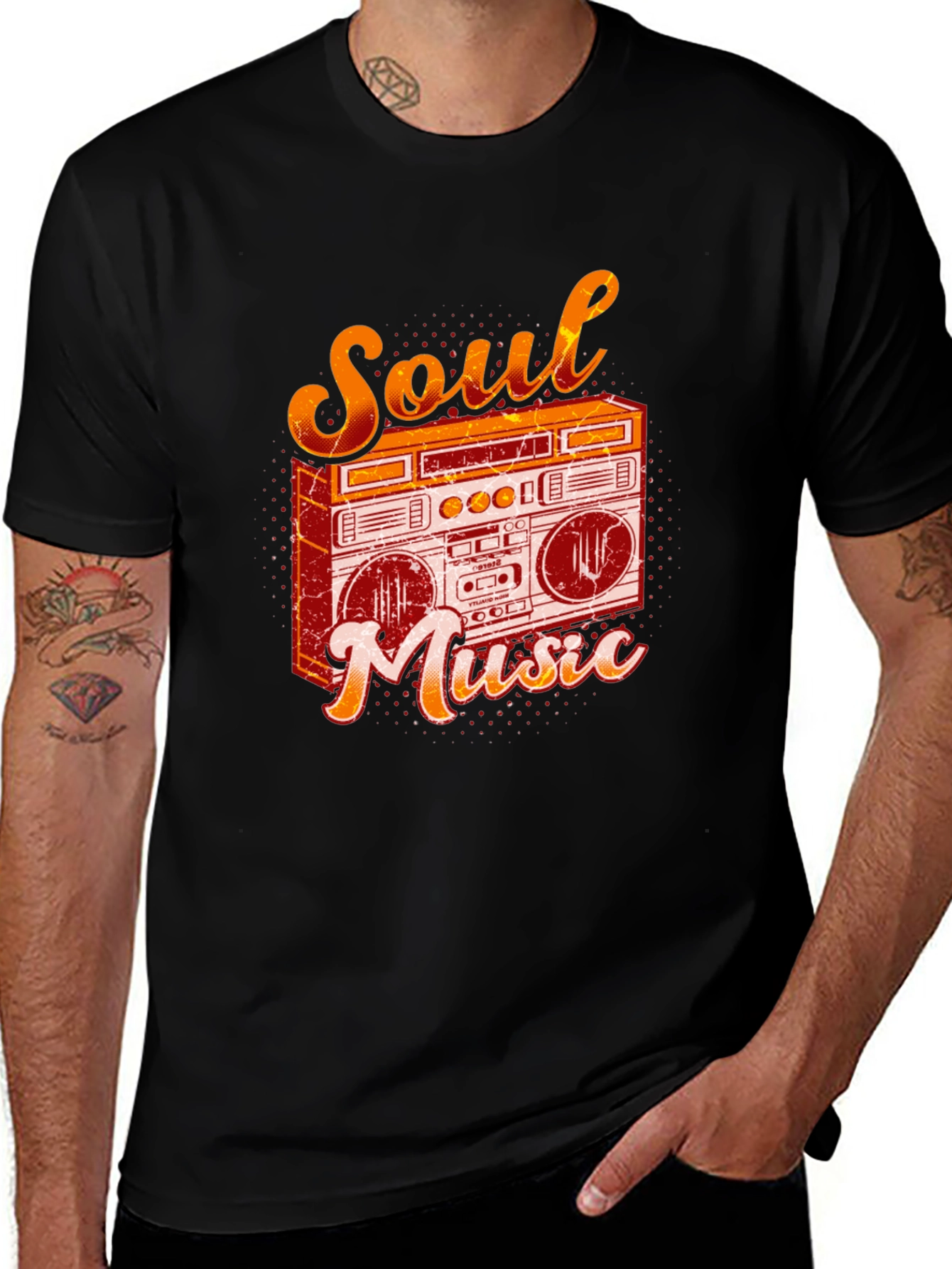Variant 30 of Vintage Soul Music Graphic T-Shirt