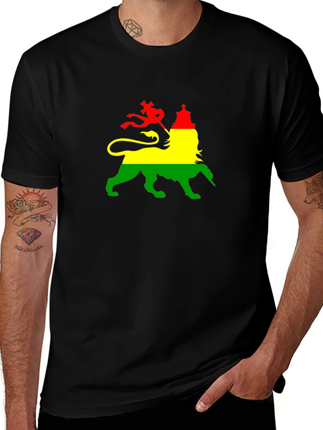 Rasta Lion T-Shirt - Reggae Style