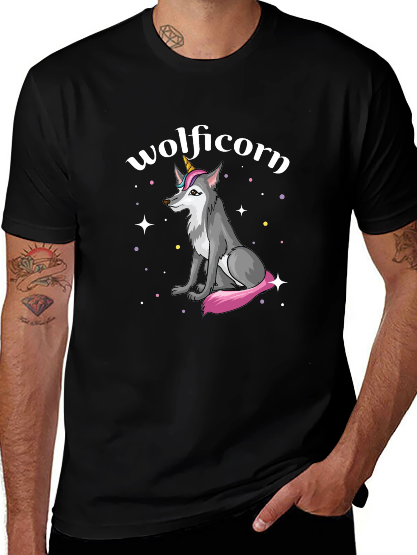 Variant 7 of Wolficorn Graphic T-Shirt