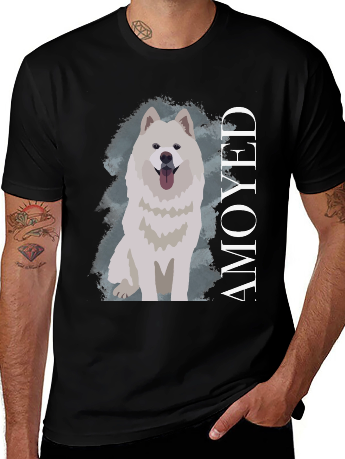 Samoyed Dog Graphic Tee - Cute Pet Lover T-Shirt