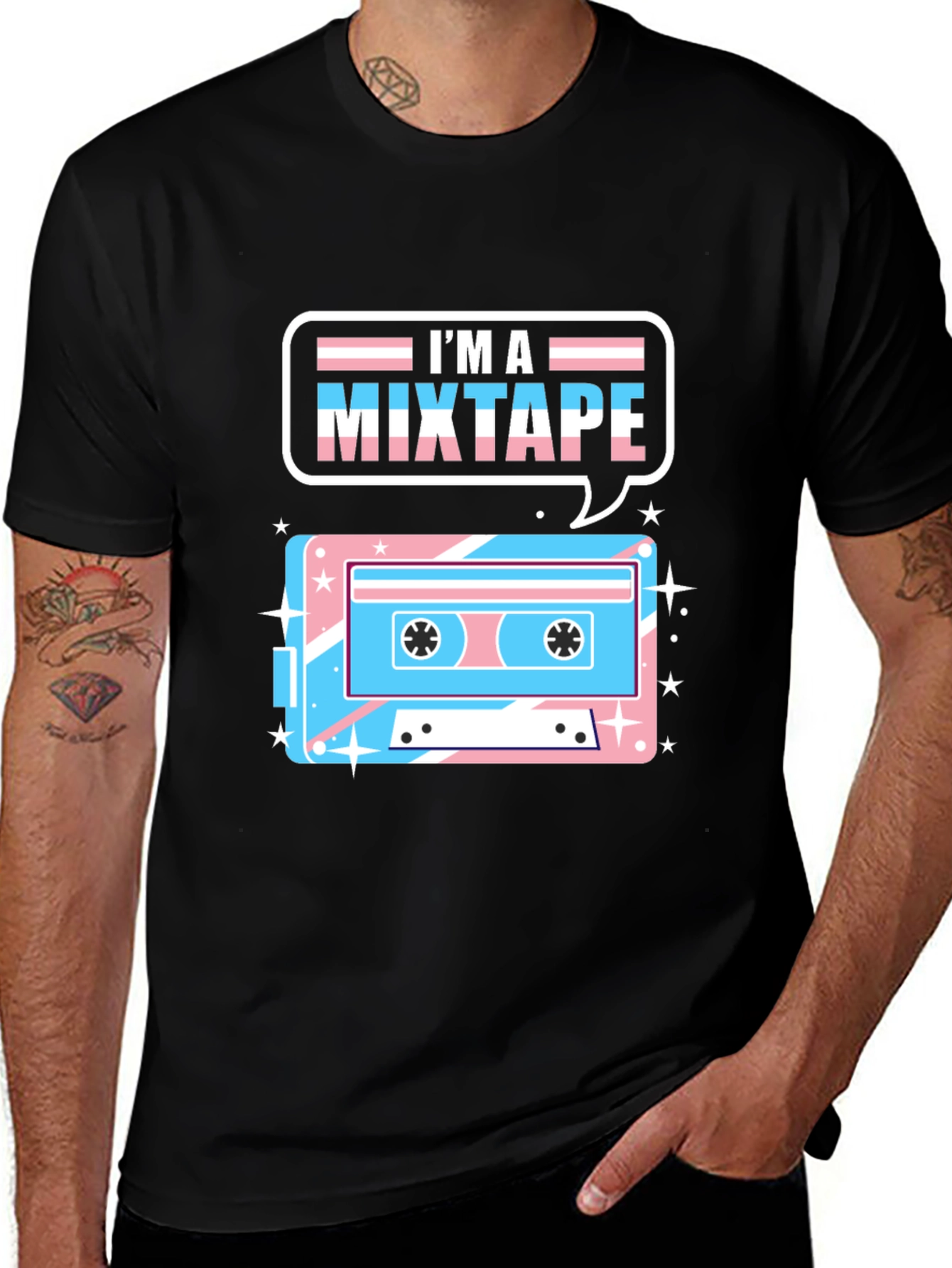Variant 18 of Trans Pride Mixtape Tee