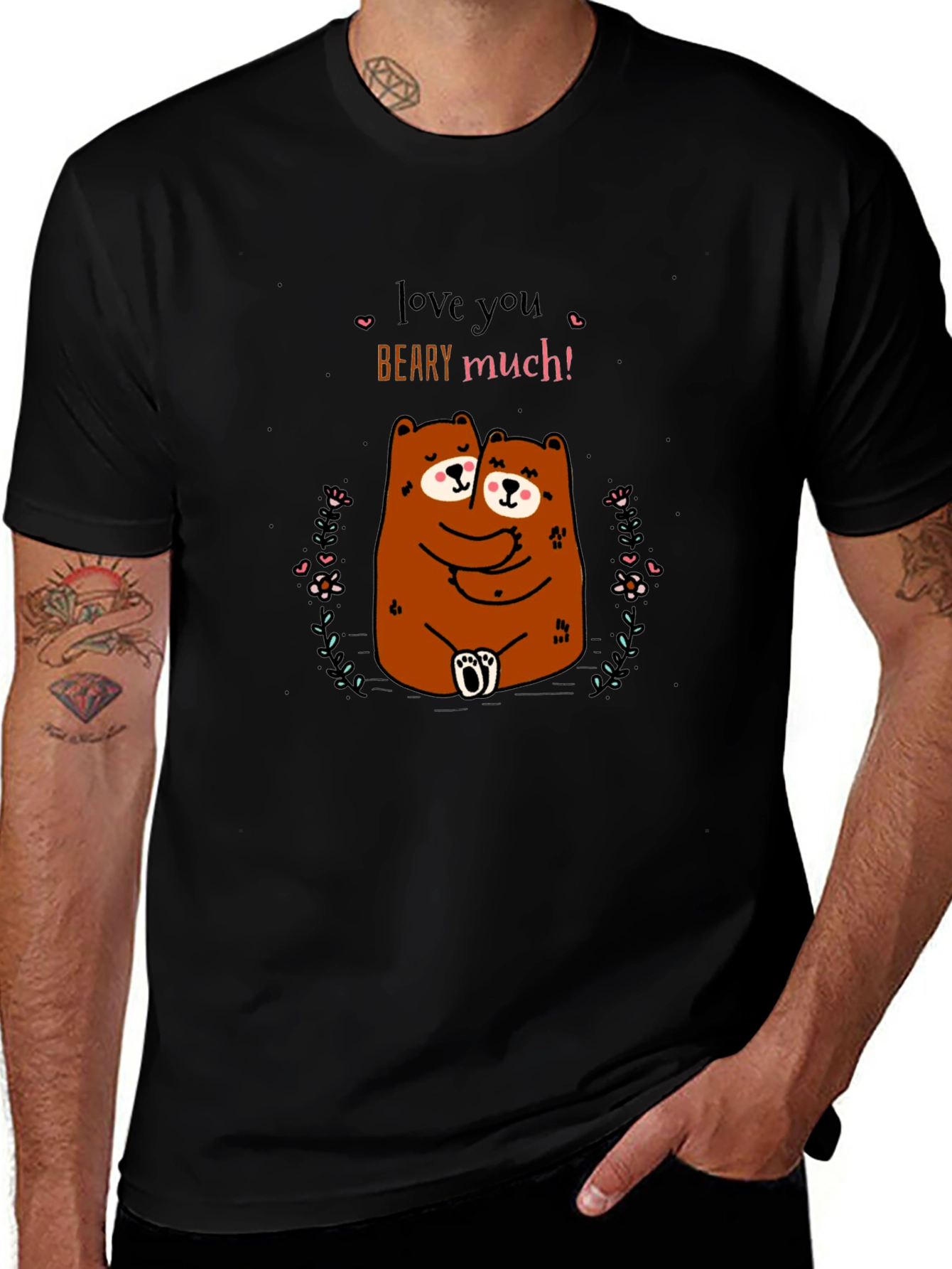 Variant 12 of Love You Beary Much Graphic T-Shirt
