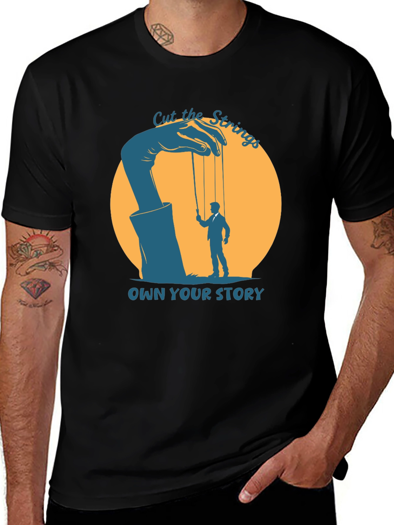 Variant 27 of Cut the Strings T-Shirt - Own Your Story
