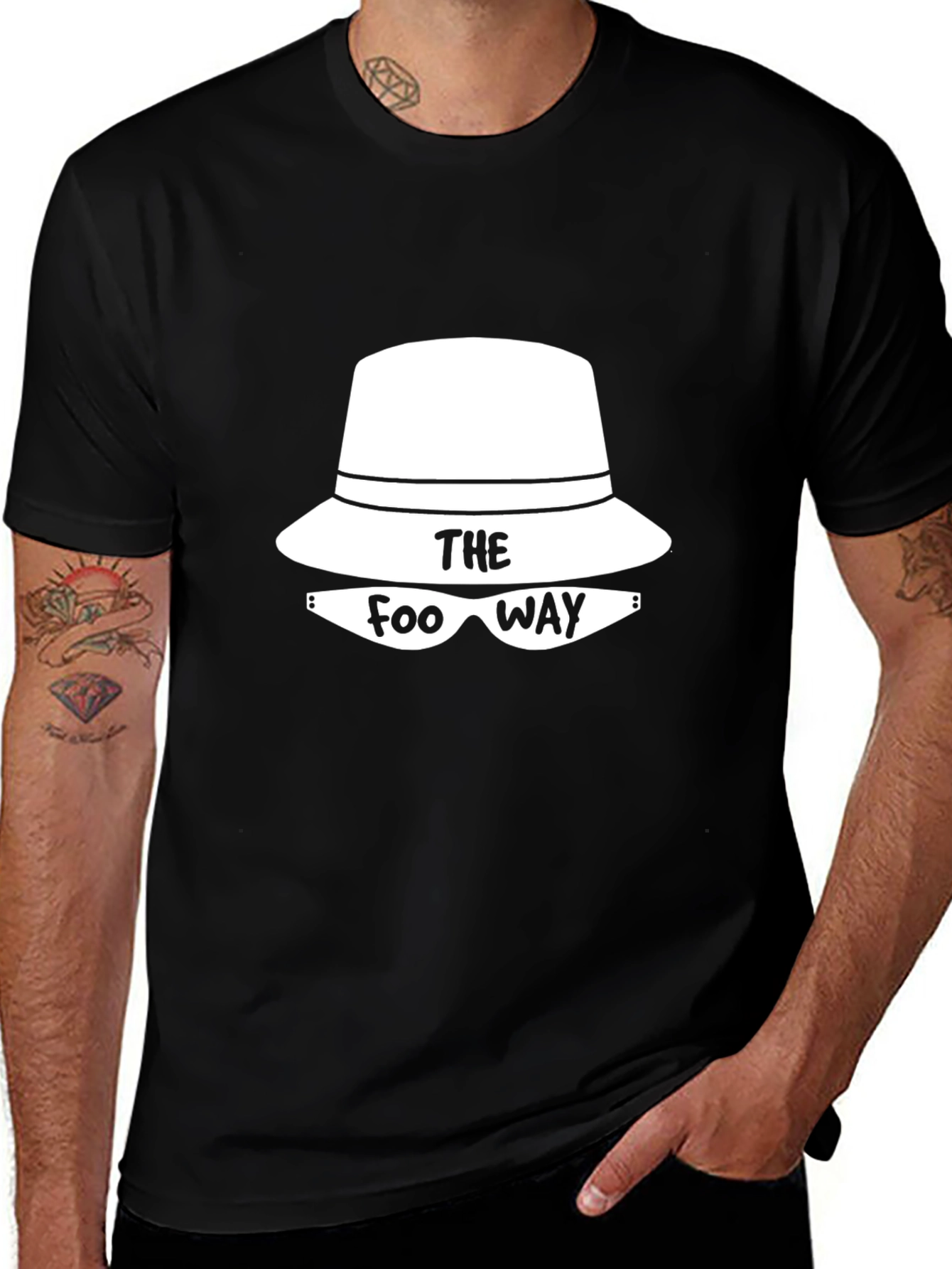 Variant 18 of The Foo Way T-Shirt - Black Graphic Tee