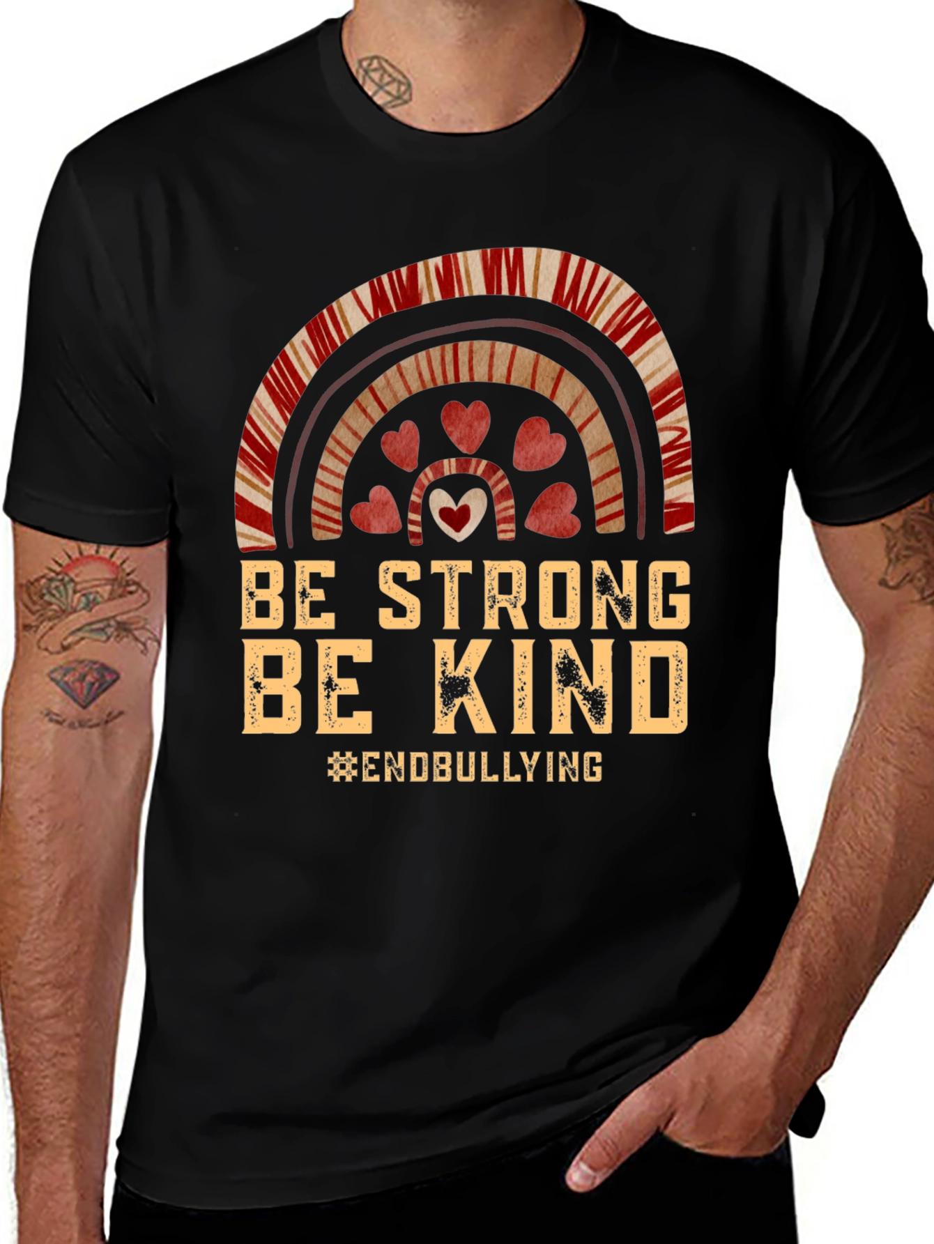 Be Strong, Be Kind, End Bullying T-Shirt