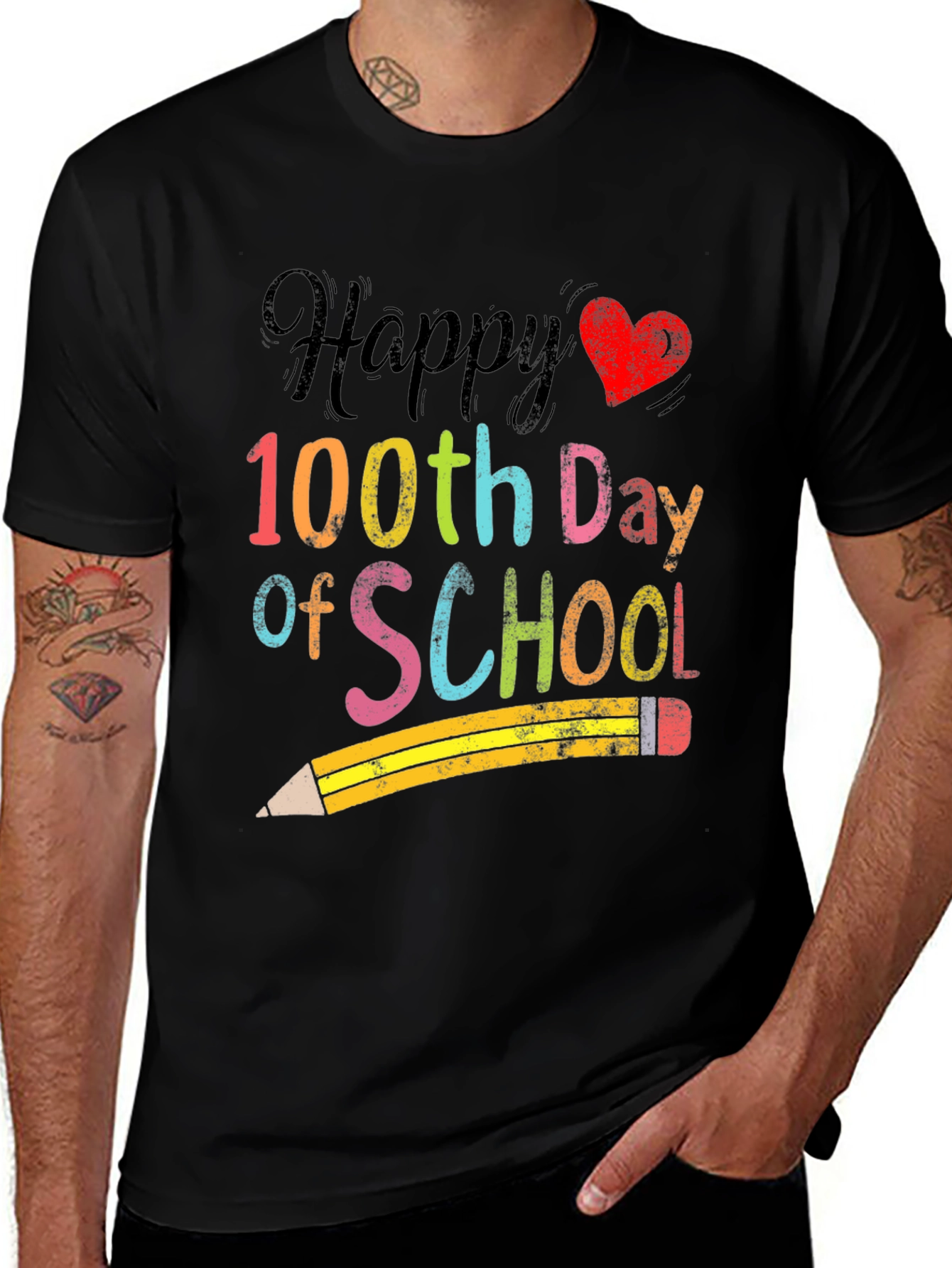 Happy 100th Day of School Graphic Tee