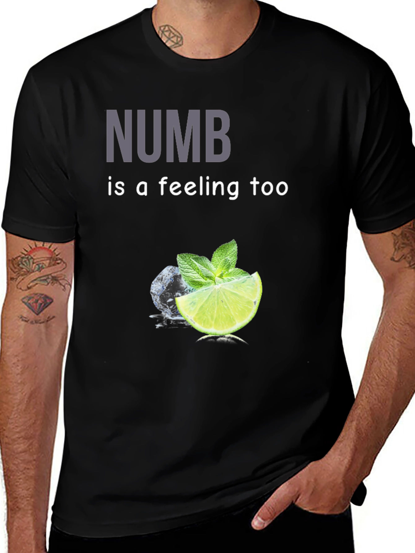 Variant 15 of Numb Feeling Graphic Tee - Stylish Comfort