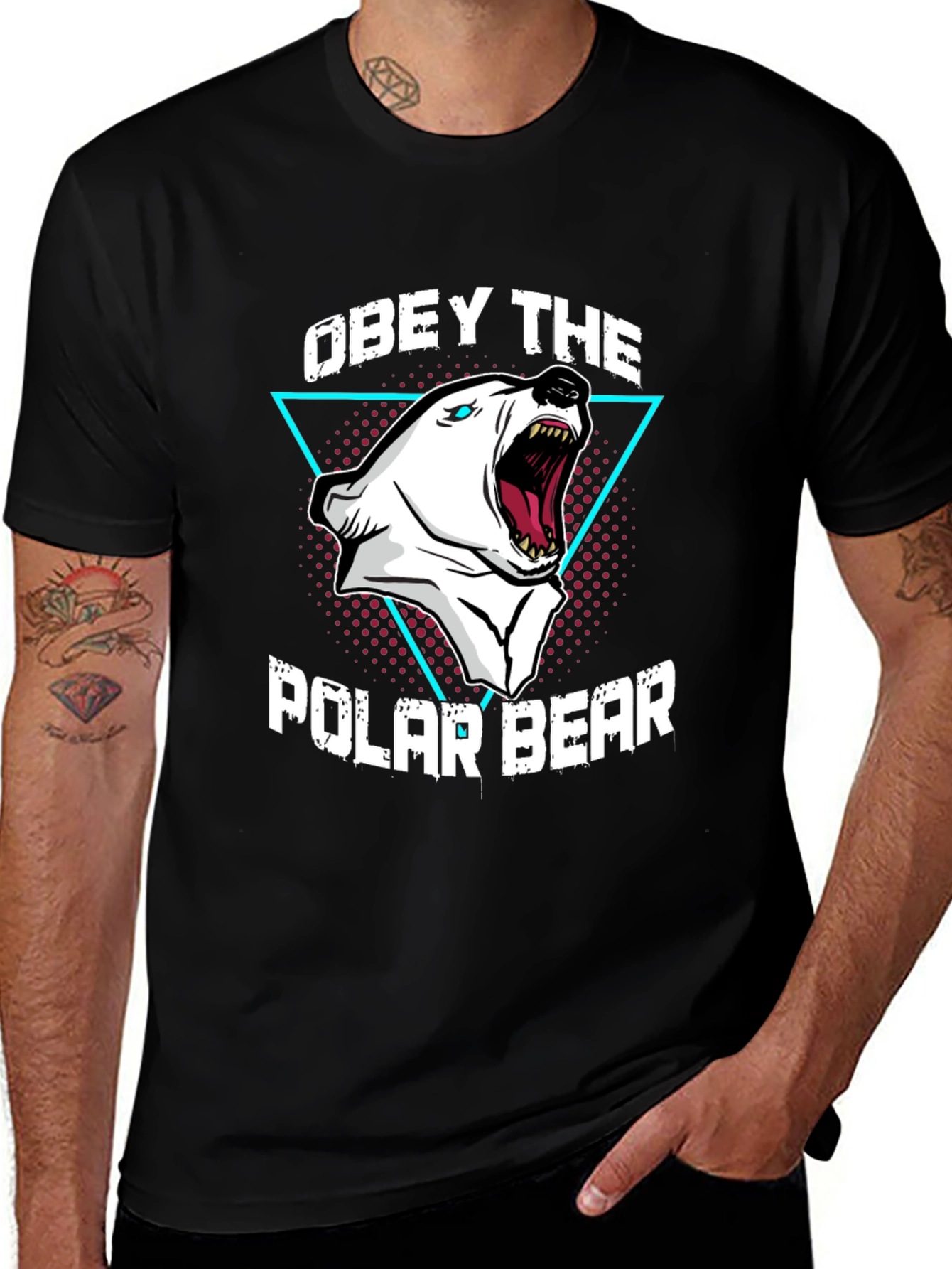 Variant 11 of Obey the Polar Bear T-Shirt