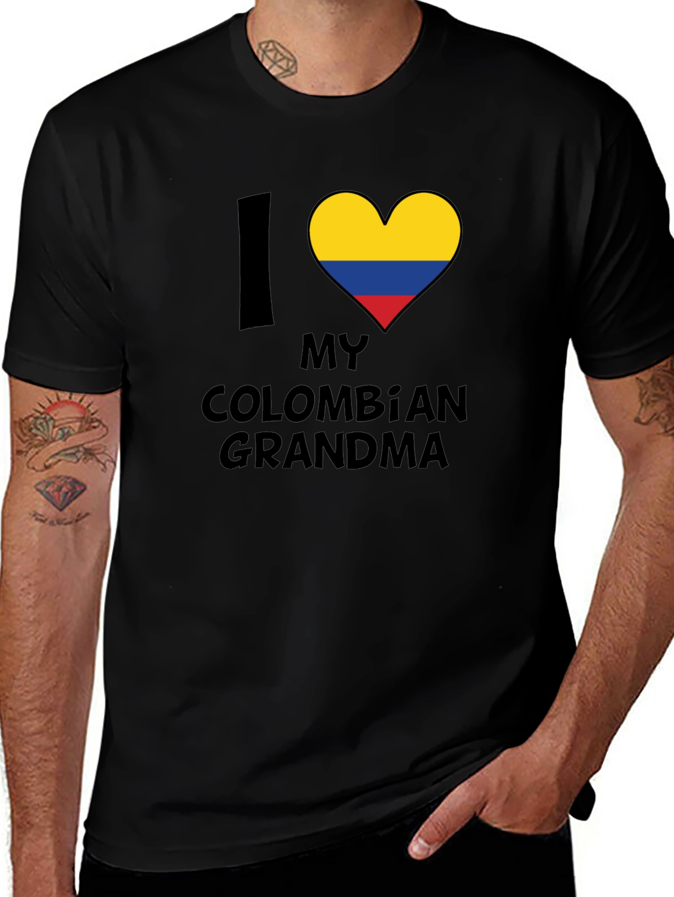 Variant 16 of I Heart My Colombian Grandma T-Shirt