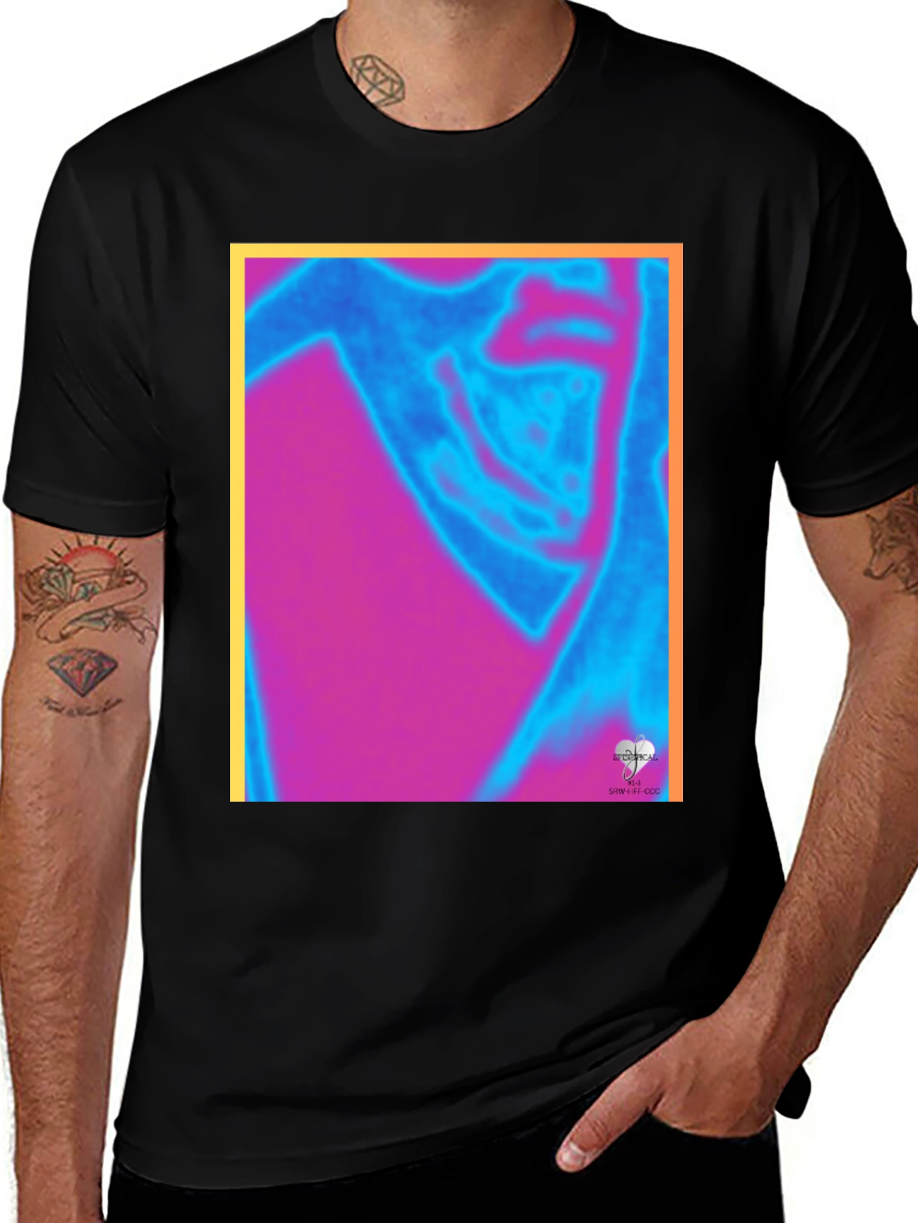Variant 27 of Abstract Graphic Tee - Modern Art Shirt