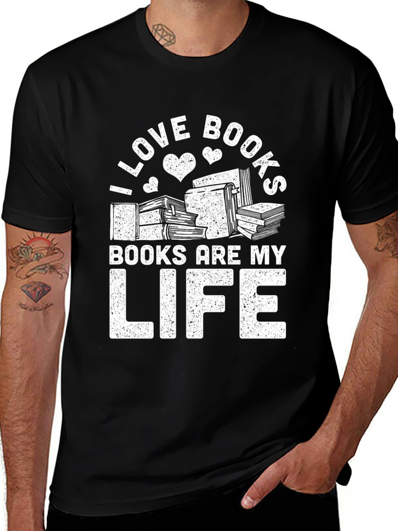 I Love Books T-Shirt