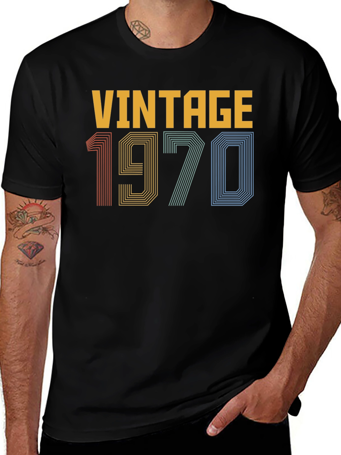 Variant 17 of Vintage 1970 T-Shirt - Retro Style