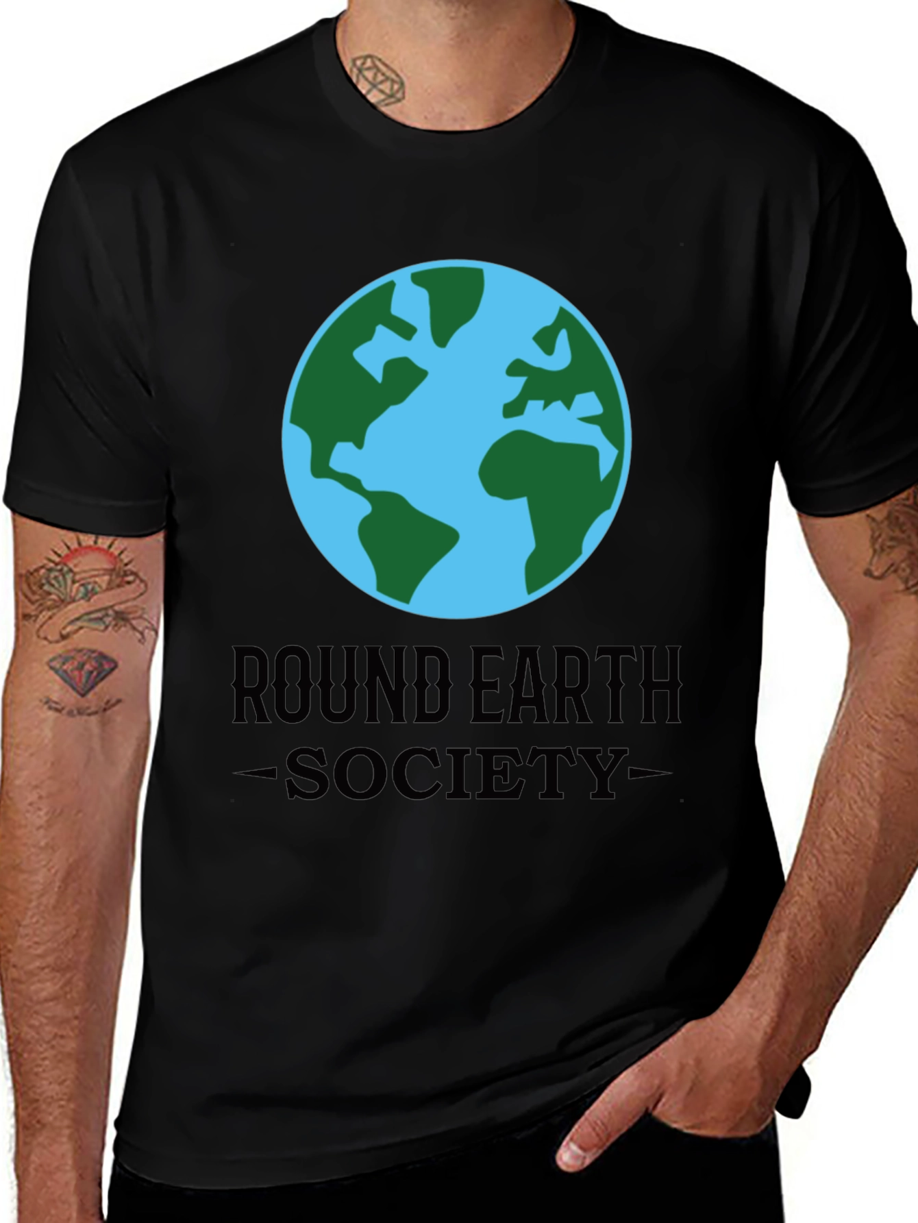 Variant 28 of Round Earth Society Graphic Tee