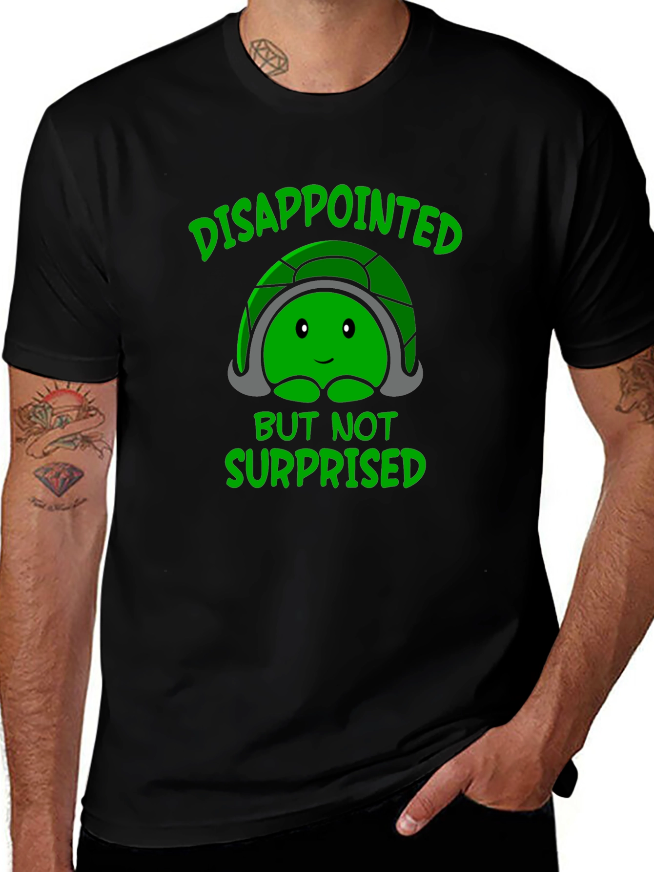 Variant 16 of Disappointed But Not Surprised Turtle Graphic T-Shirt