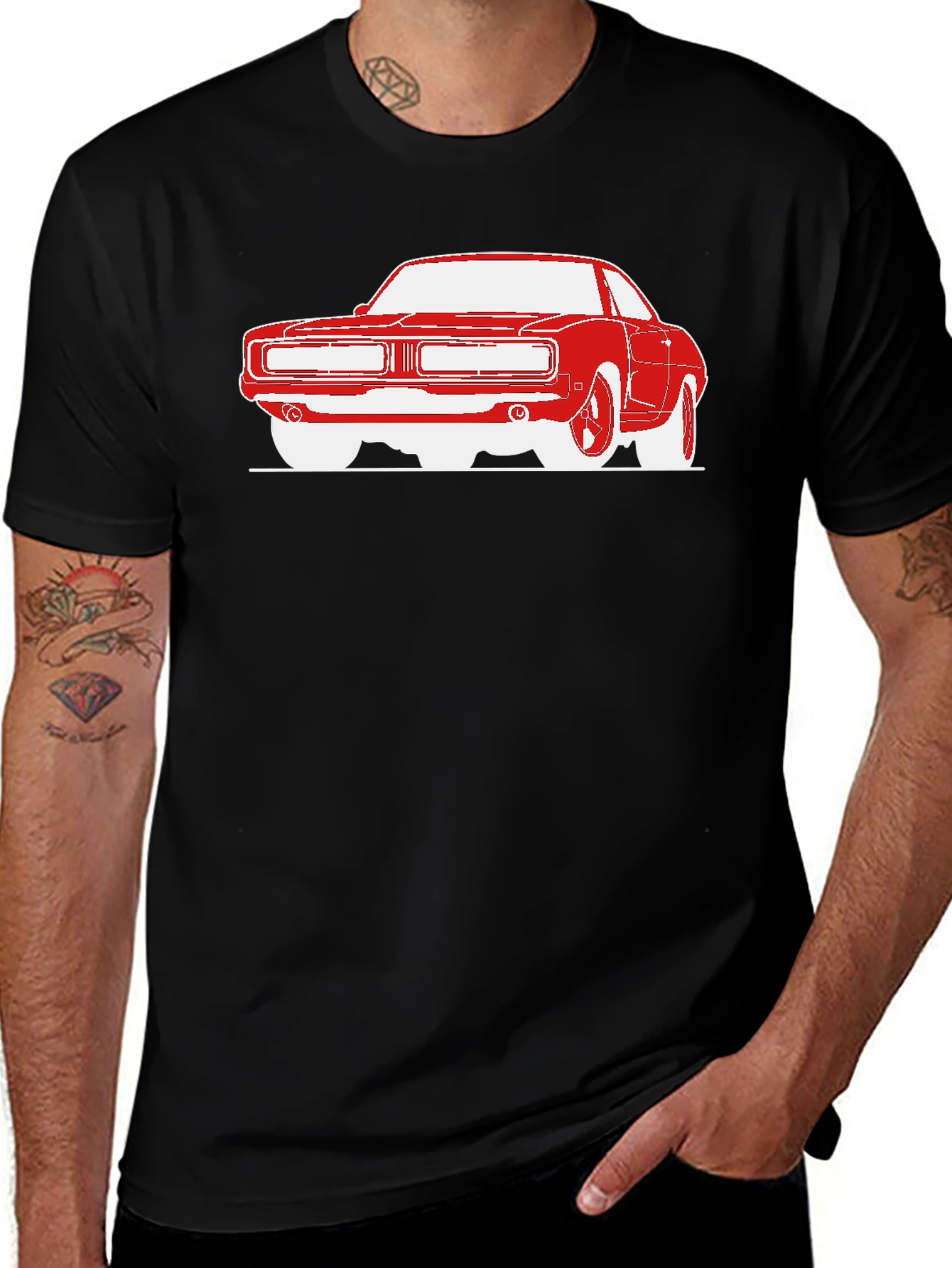 Variant 29 of Classic Car Graphic T-Shirt