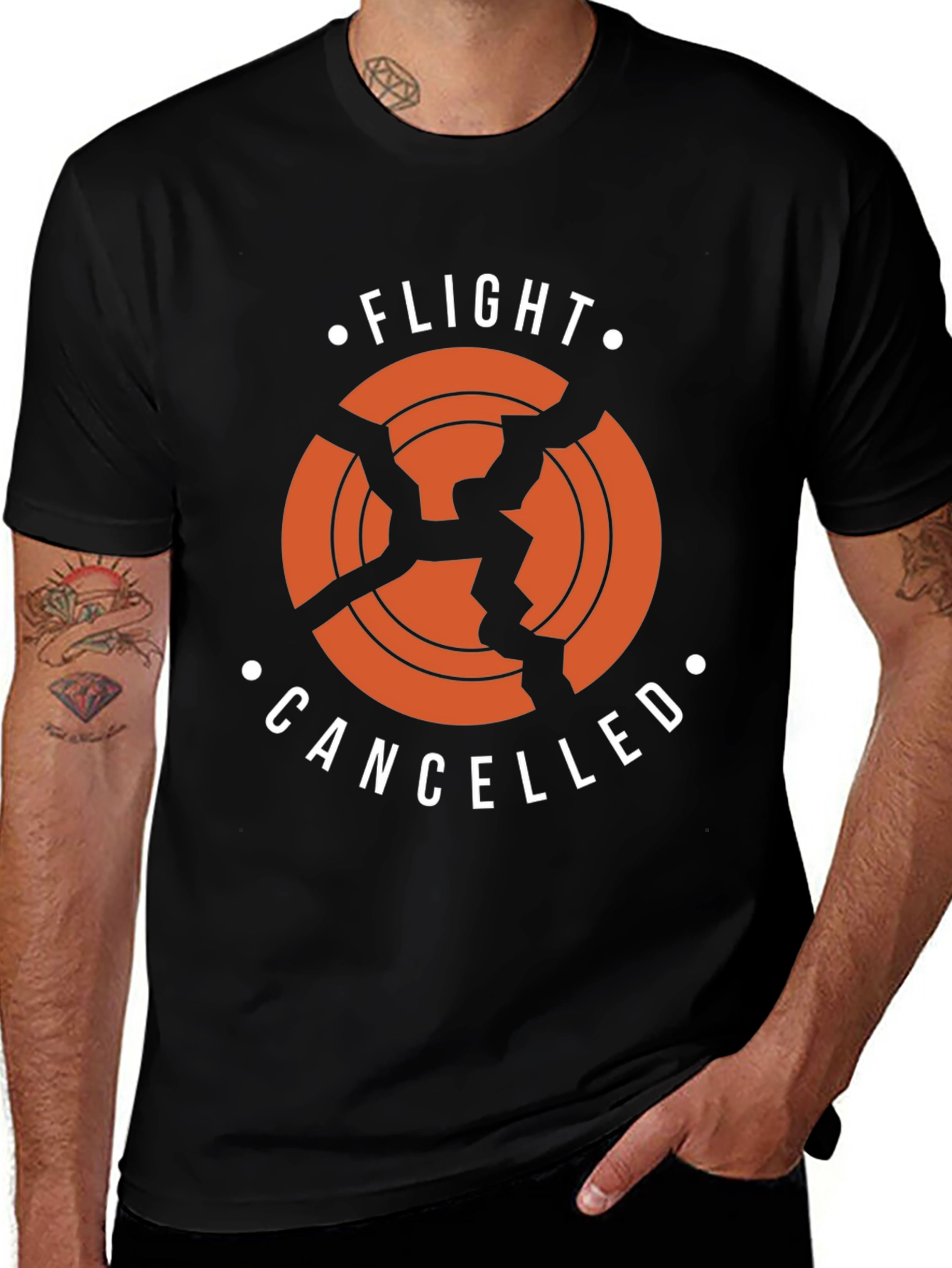 Variant 28 of Flight Cancelled Graphic T-Shirt