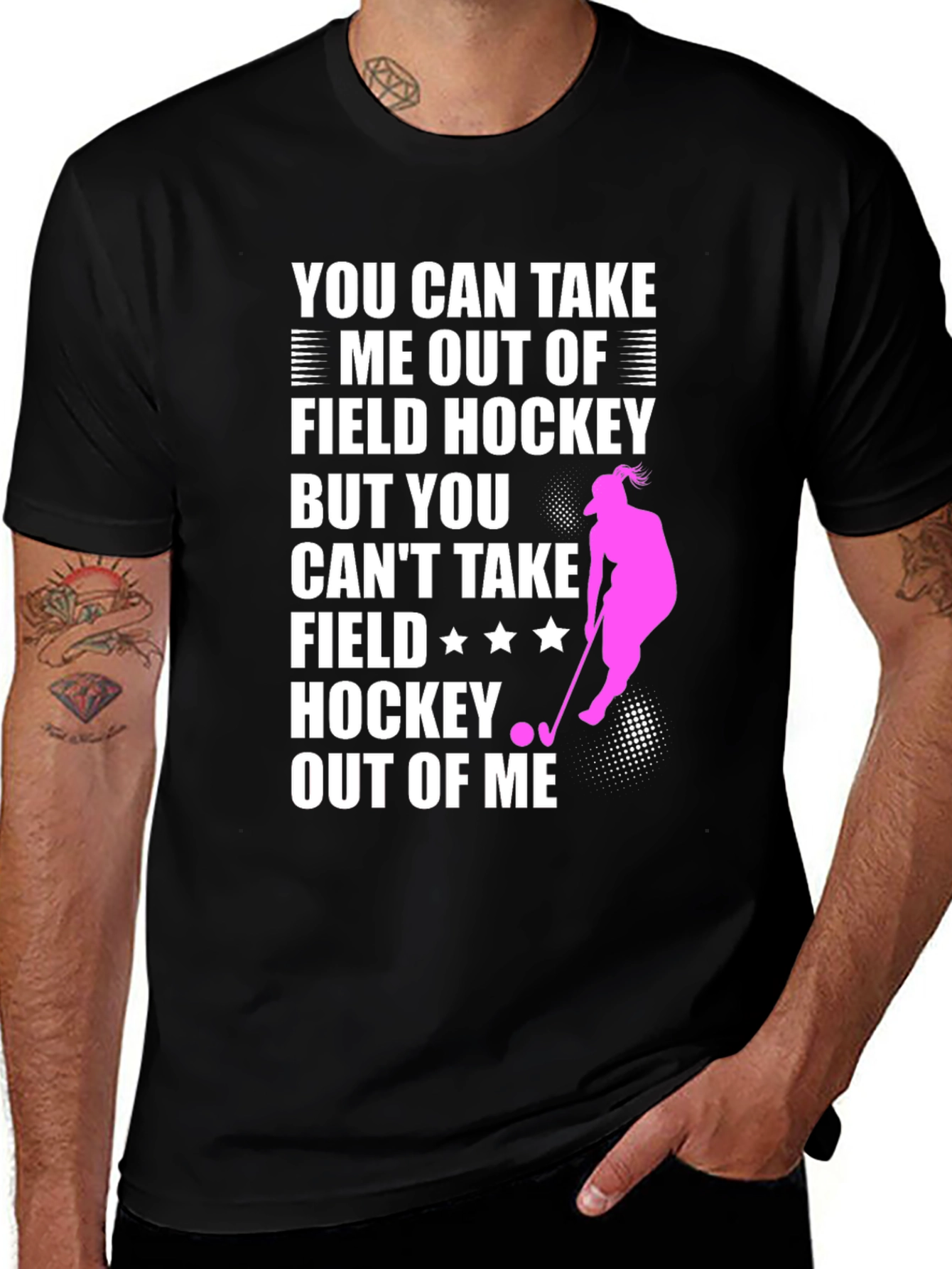 Variant 15 of Field Hockey T-Shirt: Take Me Out, Not the Game!
