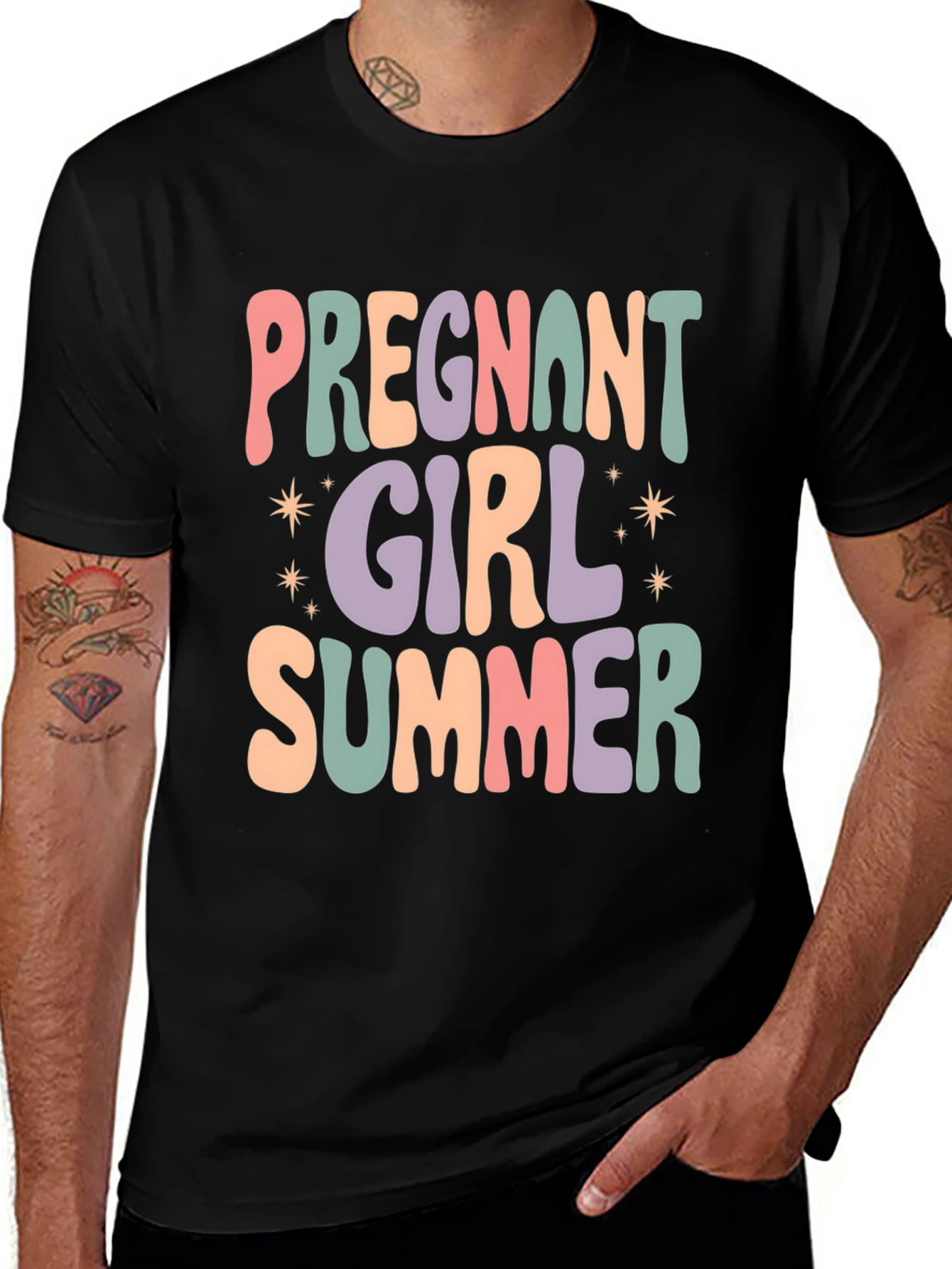 Variant 15 of Pregnant Girl Summer T-Shirt