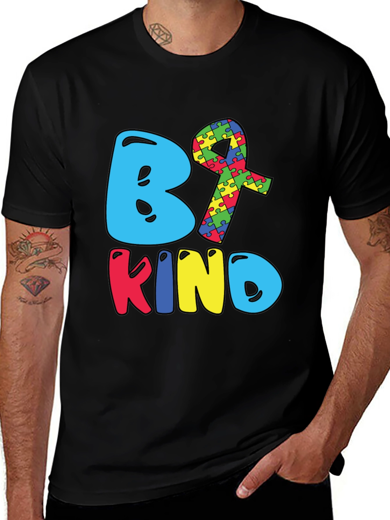 Variant 30 of Be Kind Autism Awareness T-Shirt